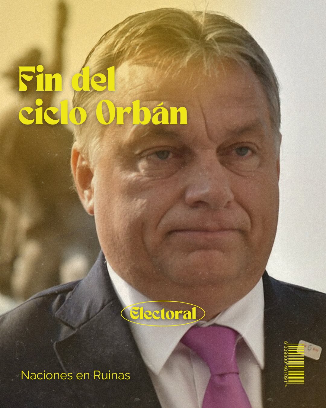 🇭🇺| Elecciones en Hungría: la derrota de Orbán y la victoria de Tisza marcan el fin del modelo iliberal en Europa.
✍🏻| Escrito por Javier Angulo Perojil, estudiante del Doble Grado en Geografía e Historia y RRII por la UPO.
#hungria #hungary #orbán #budapest #vote