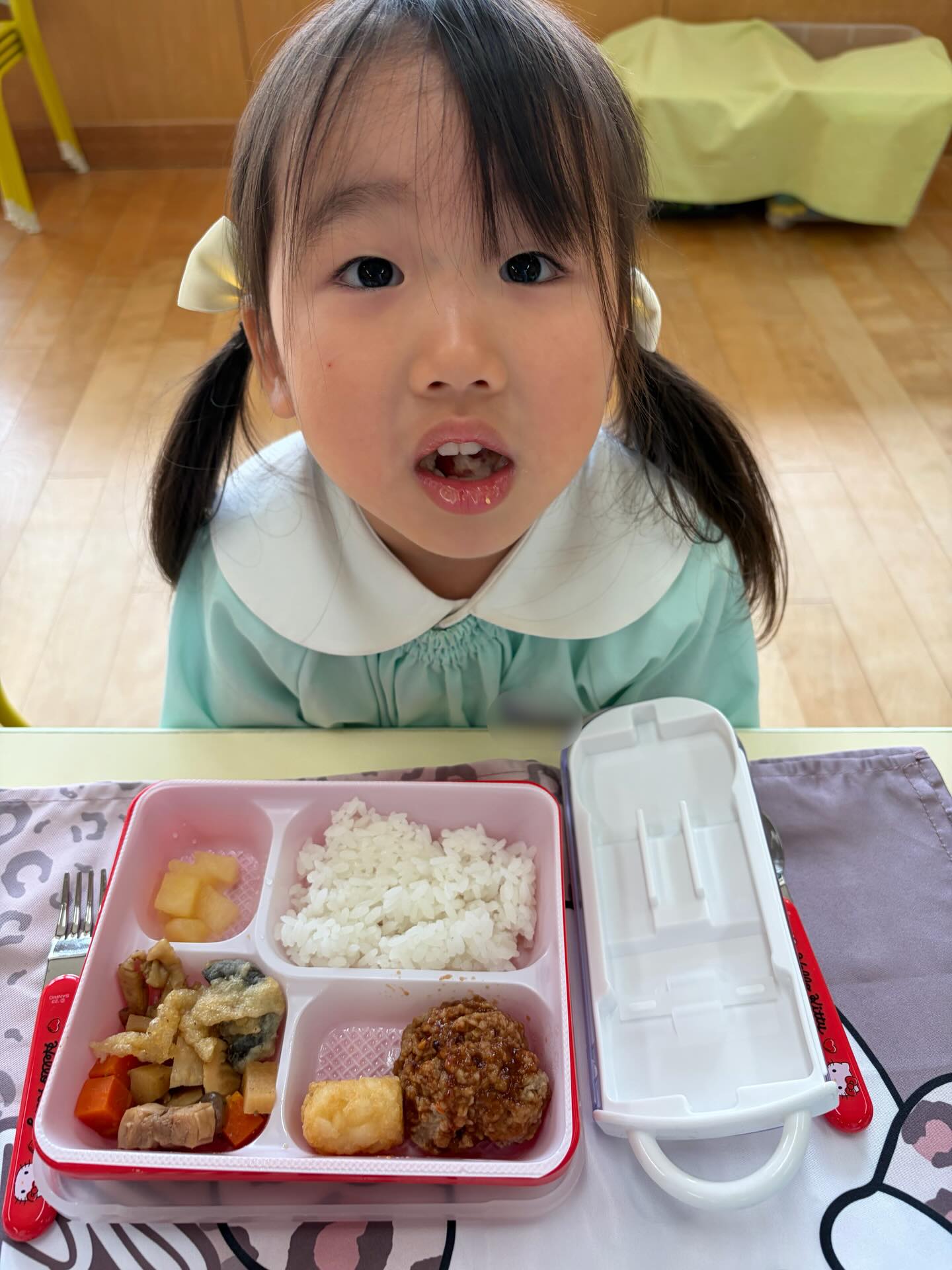 ・
次はたんぽぽ組です🌼
#志免中央幼稚園
#年少組