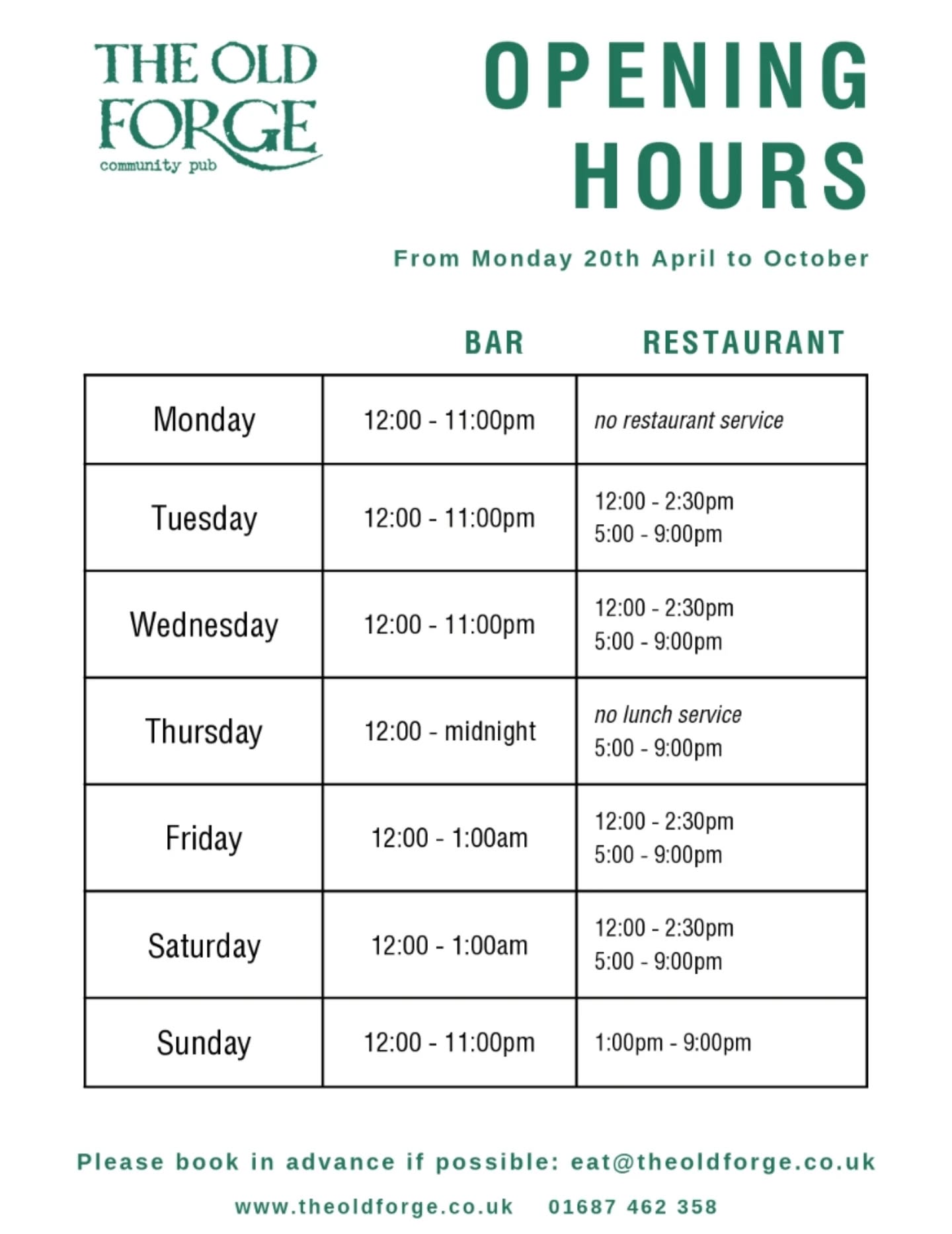 ☀️ Our summer hours kick off today ☀️