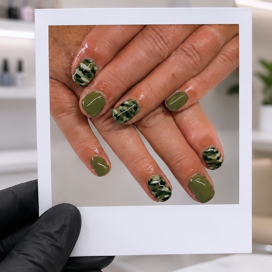 Camo #nails for a couple weeks of fishing 🎣 enjoy xxx