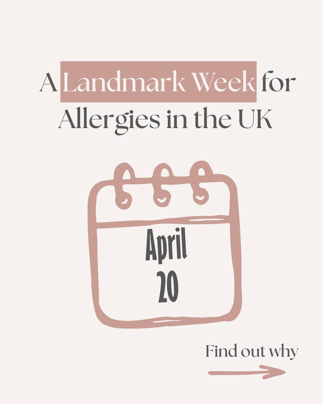 This week feels significant.
Today the UK's first ever National Allergy Strategy launches in Westminster. A 10 year vision developed by leading allergy charities including @natashasfoundation @allergy_uk, @anaphylaxisuk and the BSACI, over 150 experts and nearly 1,000 public voices to transform how allergic disease is managed across all four nations. I was privileged to have played a very small part in contributing to these discussions.
It coincides with Allergy Awareness Week 2026, running 20 to 26 April, with the theme Diagnosis Matters.
As someone who works with allergy families every week, I know how much this kind of change is needed. The clinical and emotional impact of poorly managed allergies is real, and the families affected by it need and deserve support.
This week use the hashtags #AllergyAwarenessWeek and #AAW26 to help spread the word.
Share this if allergies have touched your life or the life of someone you love.