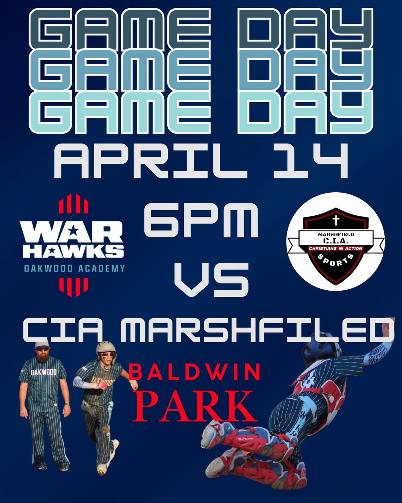 Come out tonight and cheer your Boys on!!!!!