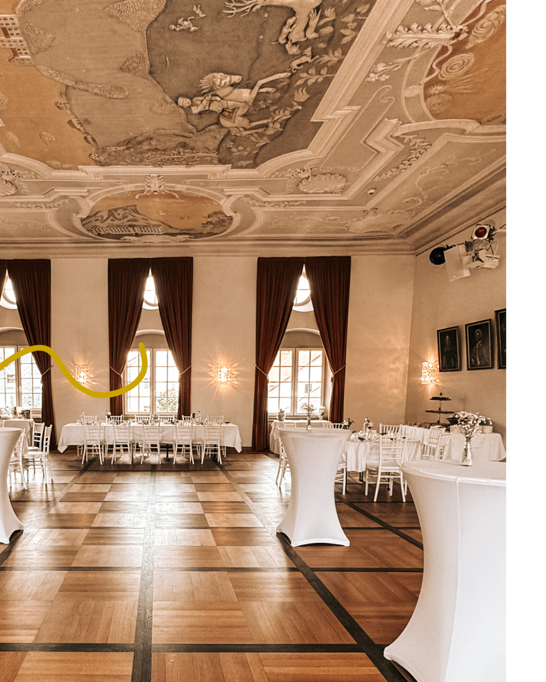 Dinner, Reden, Tanzen bis spät in die Nacht. 💃🏻
.
.
.
#Weddingparty #Hochzeitssaal #SchlossImmenstadt #PartyTime