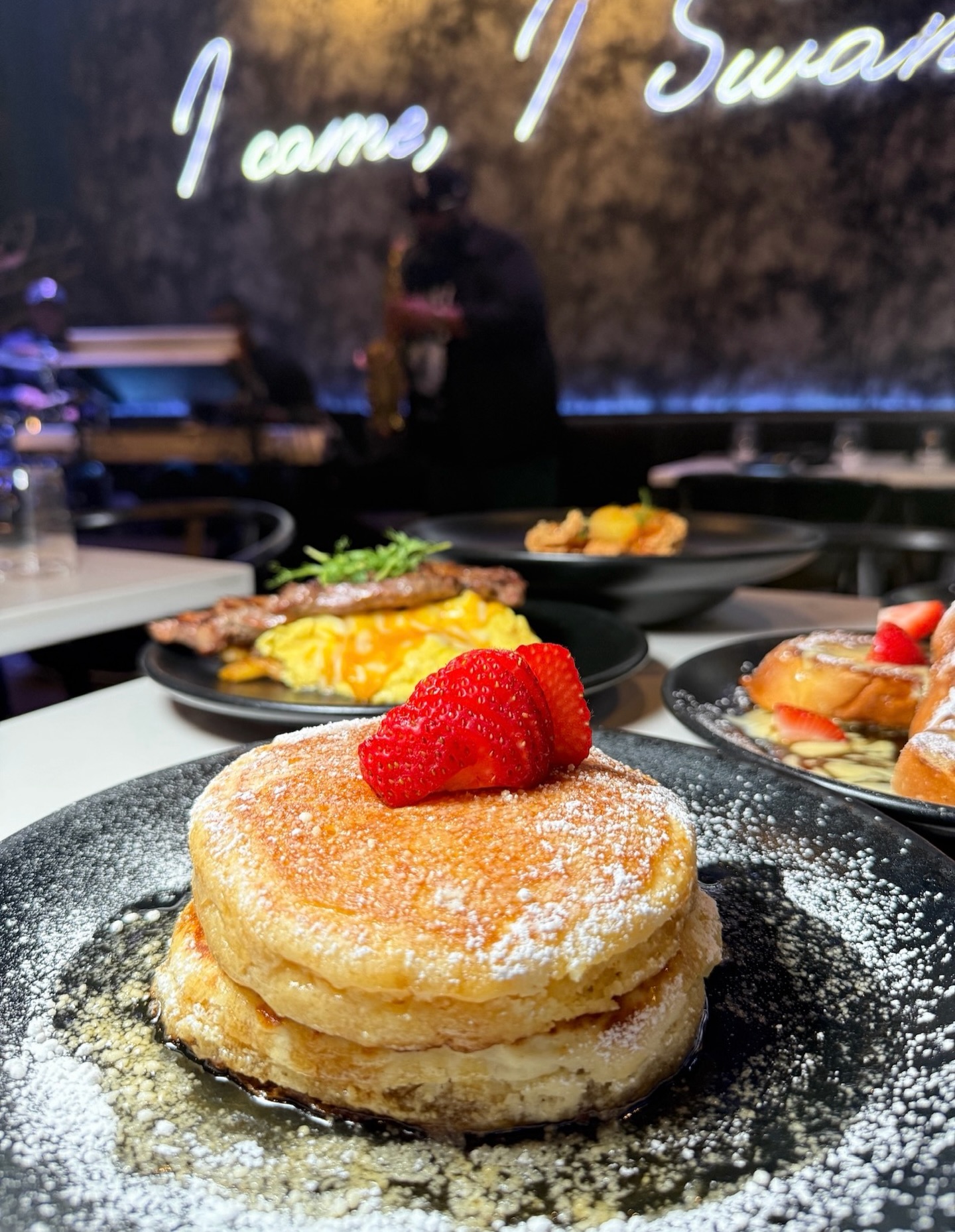 Brunch starts soon and jazz brunch with @sanaasdad is in the mix, come for the flavors, stay for the music, and make your way in for a proper start to the day. Happy Saturday Baltimore, let’s make it a beautiful one!