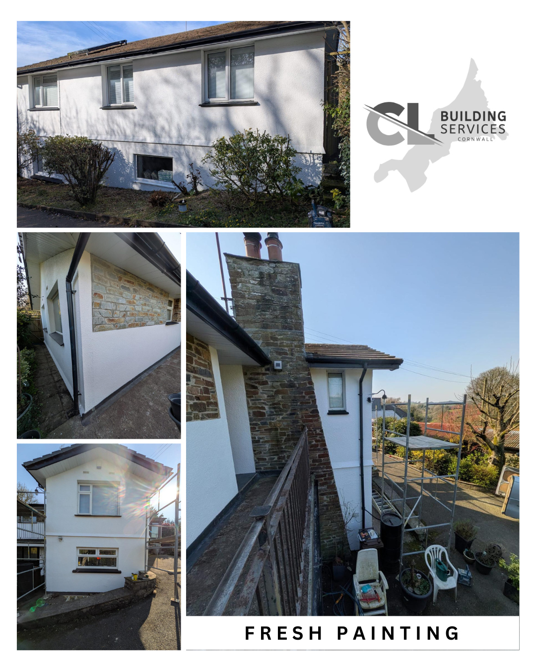 For all your external painting needs... contact CL Building Services 🏡
#renovation #builder #construction #building #cornwall #kernow #uk #instagood #callington #smallbusiness #business #launceston #truro #newquay #bodmin #liskeard #saltash #penzance #falmouth #padstow #devon #southwest