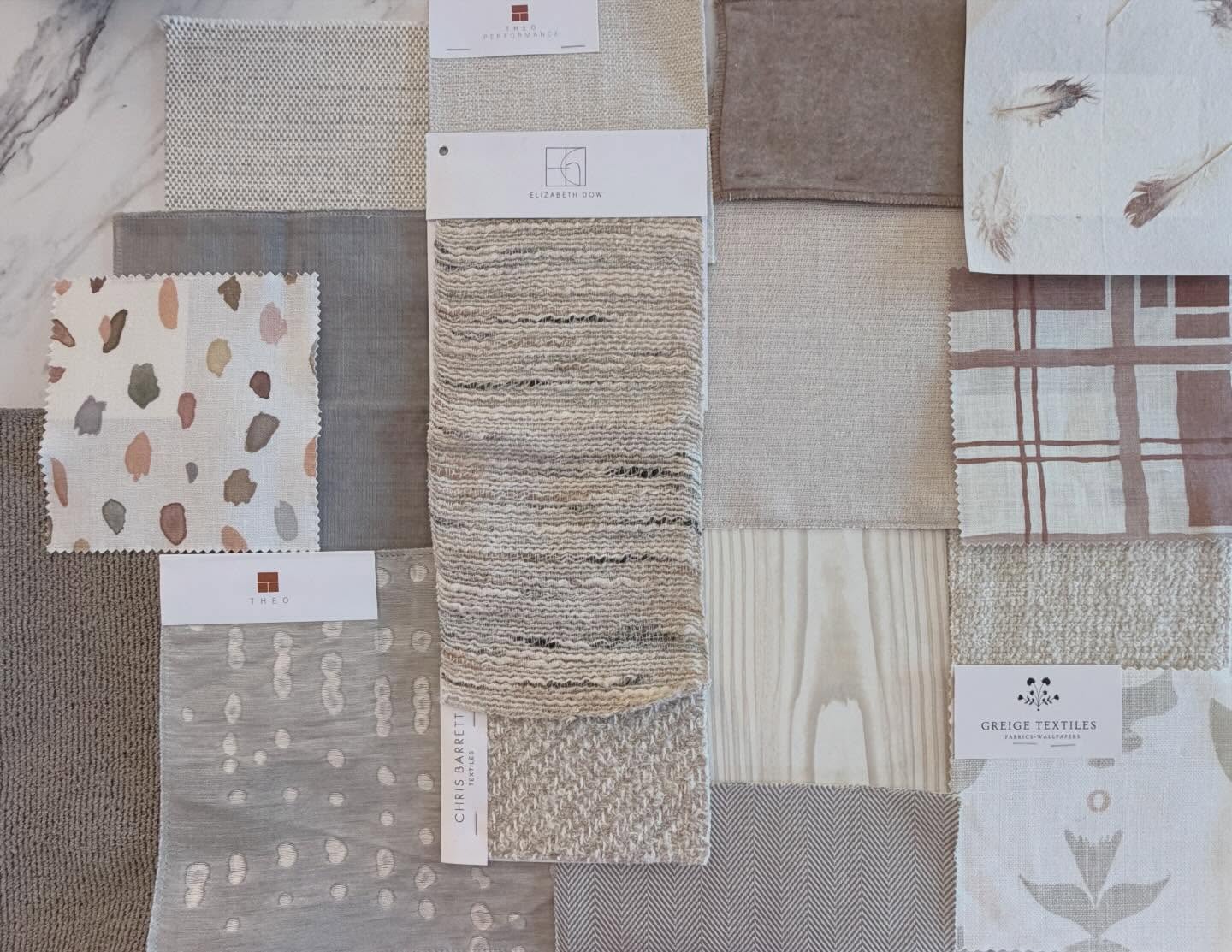 Warm neutrals, subtle pattern, and texture on texture- easy to live with, but still elevated.
#interiordesign
#luxuryinteriors
#fabricselection
#textiledesign
#materialpalette
interiorinspo
designresources
to_the_trad