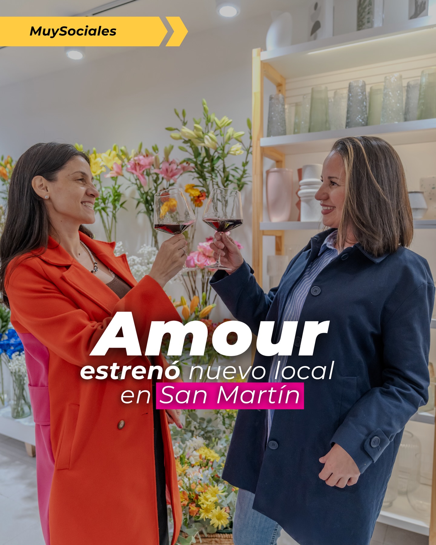 Amour volvió a abrir sus puertas… y lo celebró a lo grande 💐
Este sábado se vivió una jornada muy especial en su nuevo local de San Martín ✨
Con la bendición del padre, brindis y muchos clientes que se acercaron a conocer el espacio, @amour.ush dio inicio a esta nueva etapa rodeado de cariño y buenas energías.
Flores, encuentros y momentos que merecían ser capturados💖
Mirá… y encontrate
📍San Martín 1162
LAMUY presente 📸