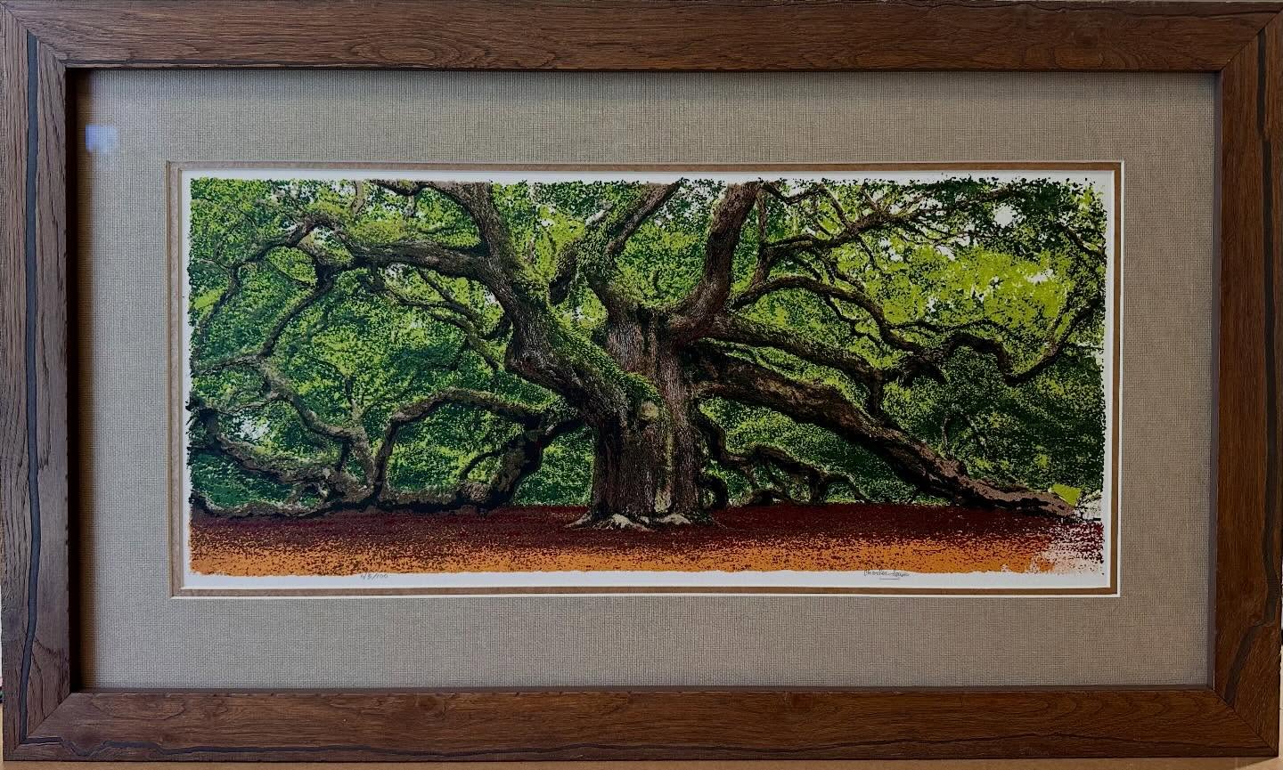 Some pieces just find their perfect frame… and this one feels like it was meant to be 🌿
This beautiful print of the Angel Oak is now surrounded by a frame that looks like naturally aged oak—warm, timeless, and full of character. The kind of pairing that doesn’t just complement the art… it becomes part of the story.
At Island Expressions, that’s what we love most—helping you find the frame that feels just right for your piece.
Have something special you’ve been meaning to frame? Bring it in and let’s create something you’ll love seeing every day 🤍
Artist: Charles Stevens
Frame: Larson-Juhl
Glass: TruVue Museum