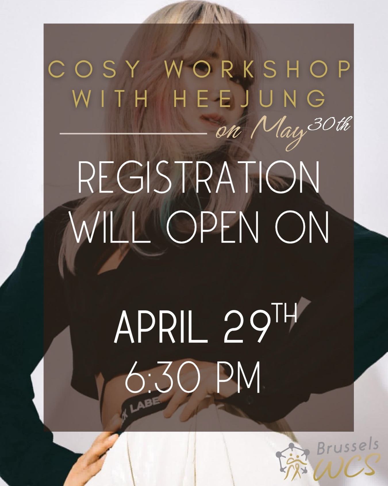 ✨ The moment you’ve been waiting for is almost here! ✨
Registration for our masterclass with world-renowned West Coast Swing dancer Heejung opens on April 29th at 6:30 PM!
Don’t miss this amazing opportunity to join a special day full of inspiration, learning, and great vibes.
🗓 Workshop date: May 30th
🕡 Registration opens: April 29th at 6:30 PM
Set your alarm — spots are limited! 💛
More info on our website and Facebook event
#WestCoastSwing #DanceWorkshop #Heejung
