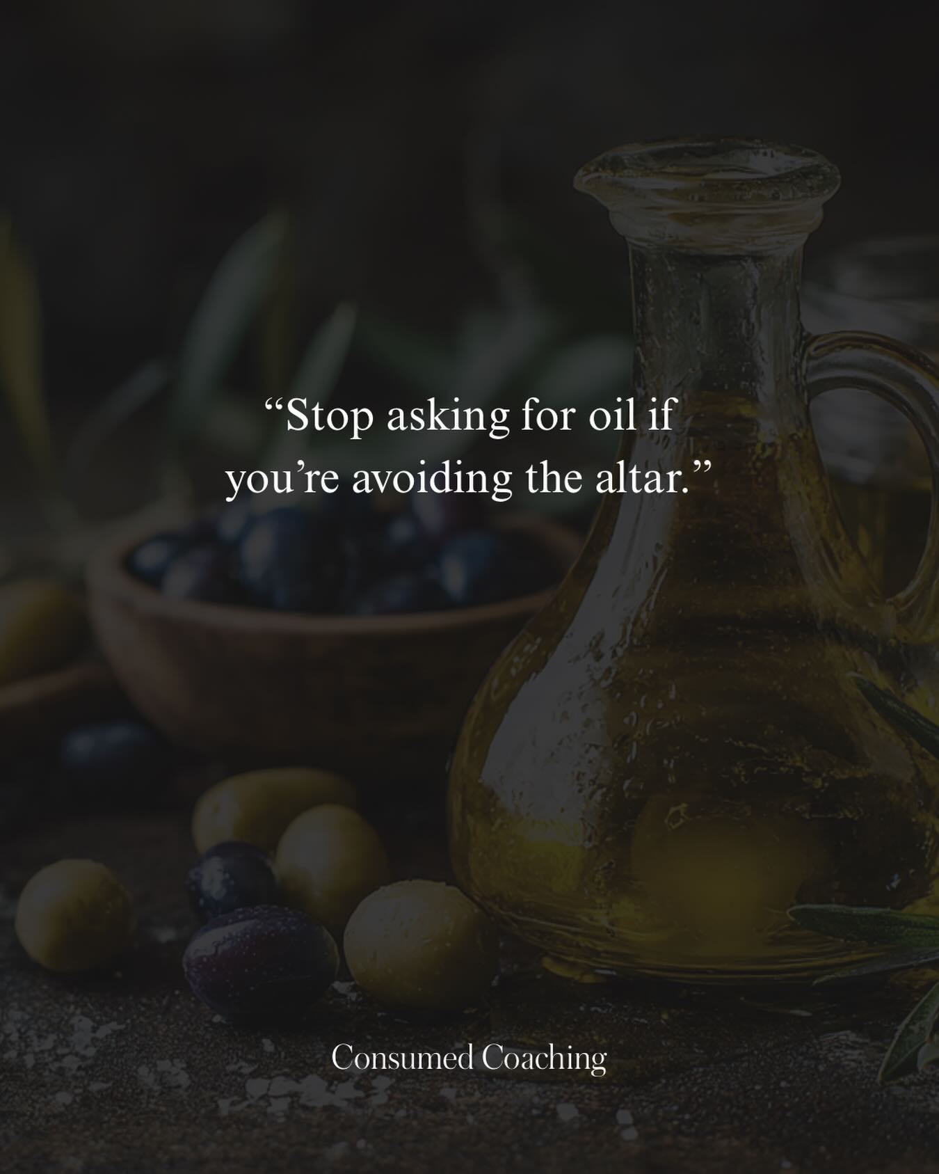 You want the oil…
but you keep avoiding the altar.
You want the anointing…
but you resist the crushing.
You see the platform…
but you didn’t see the presence that built it.
You didn’t see the hidden years.
The quiet obedience.
The “yes” when nobody was watching.
⸻
The altar isn’t where God takes from you.
It’s where He transforms you.
It’s where:
* your flesh dies
* your identity is refined
* your voice becomes His voice
⸻
Yes… obedience will cost you.
It might cost:
* comfort
* control
* approval
* the life you thought you wanted
But let me tell you the truth most people won’t say:
👉 Disobedience will cost you far more.
⸻
The oil doesn’t come from talent.
It doesn’t come from strategy.
It doesn’t come from striving.
It comes from surrender.
⸻
And the crushing?
It’s not punishment.
It’s preparation.
God isn’t trying to break you…
He’s pressing something out of you that can’t come any other way.
⸻
You don’t earn the anointing.
You position yourself for it.
And that position…
is the altar.
⸻
So the real question is:
What has God already asked you to do…
that you keep delaying?
Where are you negotiating
what He already made clear?
⸻
Because the oil you’re asking for…
is on the other side of your yes.
