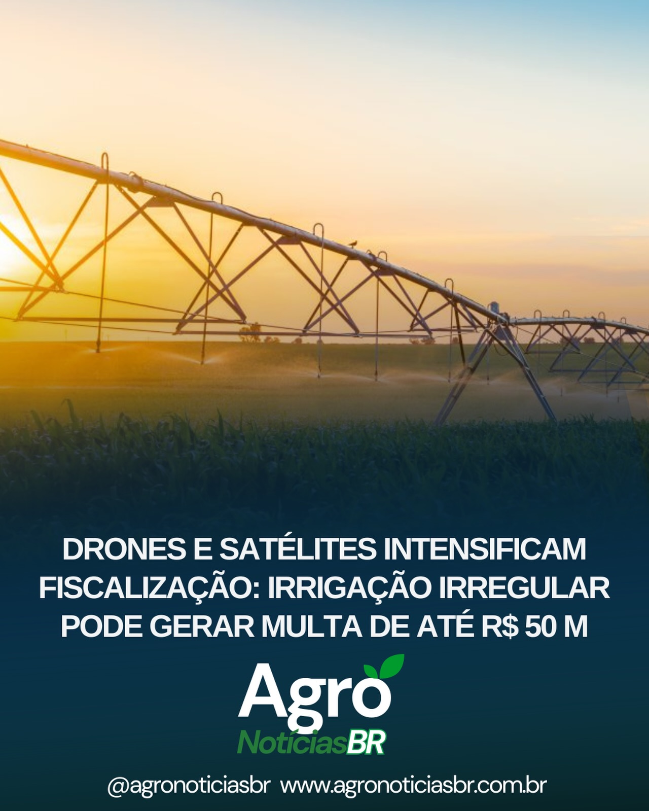 A fiscalização no agro ficou mais rígida e mais tecnológica. Drones, satélites e cruzamento de dados já estão identificando propriedades que usam água sem outorga ou com poços irregulares.
O que isso significa na prática:
• Multas que passam de R$ 50 mil
• Risco de embargo da fazenda
• Perda de crédito rural
• Problemas legais
Hoje, até áreas escondidas estão sendo monitoradas. Se a lavoura está verde em época de seca sem autorização, o sistema aponta.
O recado é claro: quem não estiver regularizado, pode pagar caro e até parar a operação.
Regularizar o uso da água deixou de ser burocracia… virou necessidade pra continuar produzindo.
📌 Fonte: Compre Rural
#Agro #Agronegócio #Irrigação #ProdutorRural #GestãoNoCampo AgroBrasil