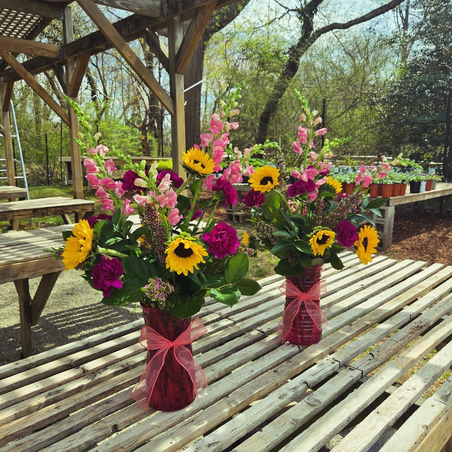 We're embracing the sunshine and warmth with these arrangements for @sunkissedglow 🧡 Did you know we offer flower subscription services? Custom arrangements delivered straight to your door on a schedule that works for you! Follow the link on our bio to get signed up!
#colonialgardens #floralsubscription #custommade #smallbusiness #fairfieldcounty