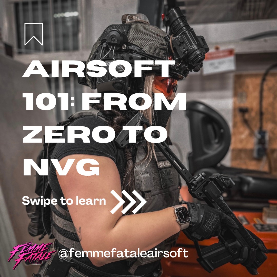 The first blog post in my beginner's series Zero to NVG's series is live! ✨ In this post we talk about what airsoft is, its origins, the different types of airsoft (MilSim/Speedsoft/Skirmish etc), common rules and safety. Check it out through the link in my bio ❤️🔥
Partners ❤️🔥
•
BELT & KYDEX: @deadly_customs
Use code ‘femmefatale’ for 10% off 🥵
www.deadlycustoms.co.uk
•
🇬🇧 STORE: @bztacticaluk
Use code FF5 for 5% off
www.bztactical.co.uk
•
🔋 Powered by: @rebelprecision
•
#airsoft #airsofting #airsoftcommunity #airsoftuk #femmefataleairsoft