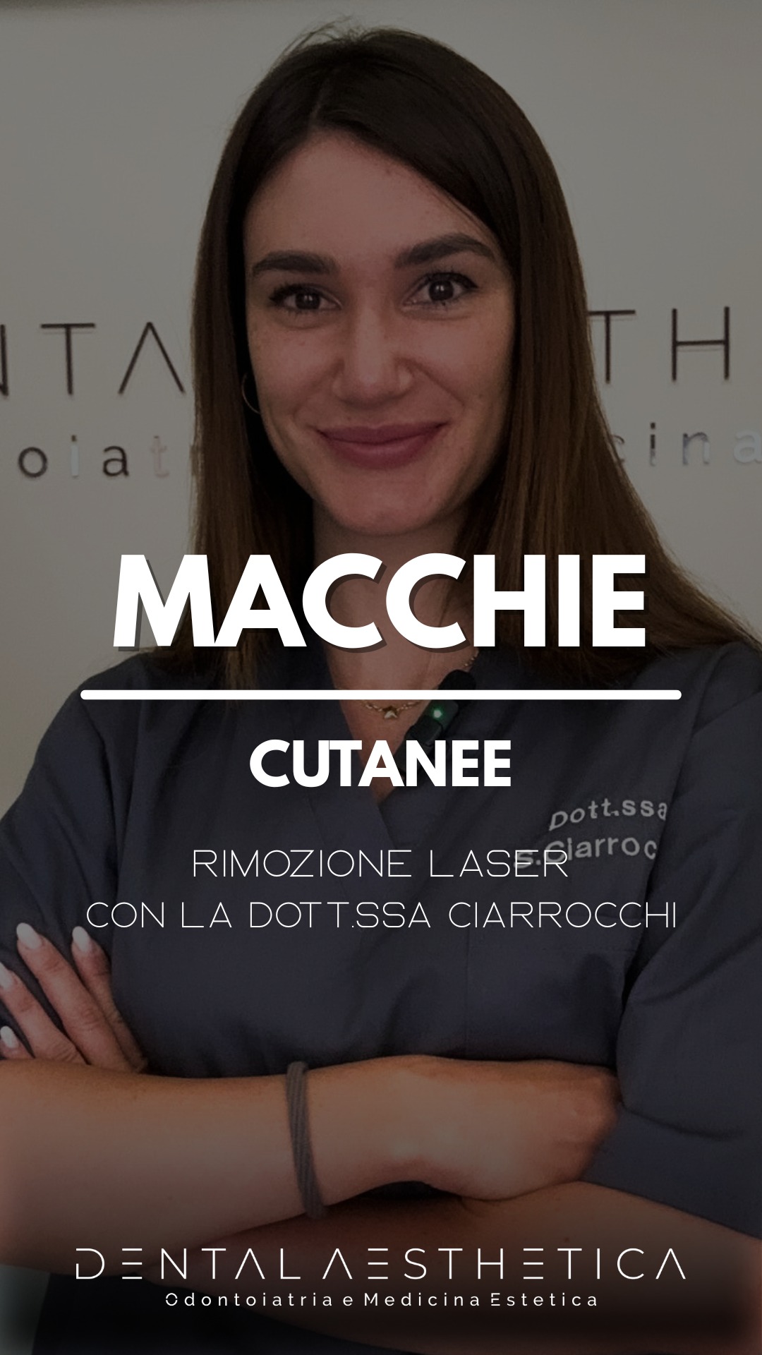 Ogni pelle ha la sua storia...
👩⚕️ @dr.silvia.ciarrocchi
Esame preliminare per valutare il percorso migliore e gestire al meglio il piano terapeutico.
Rimozione delle macchie cutanee e trattamento delle pigmentazioni.
Prenota ora la tua consulenza!
Dental Aesthetica
✨ Odontoiatria e Medicina Estetica
📍 viale della Grande Muraglia 256
📱 375 88 47 069