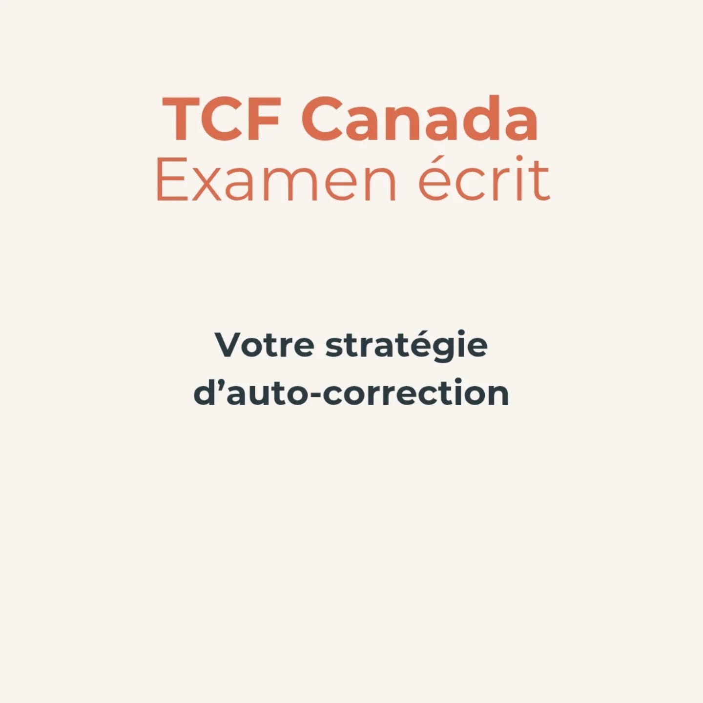 You are preparing for the TCF Canada exam (or actually any exam in French)? Remember: it is not enough to "read one more time" your written production. You need a strategy! Use the S.T.O.P. strategy and you will get rid of a lot of simple (and stupid) mistakes.
Do you want more examples? Do you need help preparing for the TCF ? DM me or write TCF in the comments
#tcfcanada #tcf #frenchexam #frenchb2exam #מבחןבצרפתית