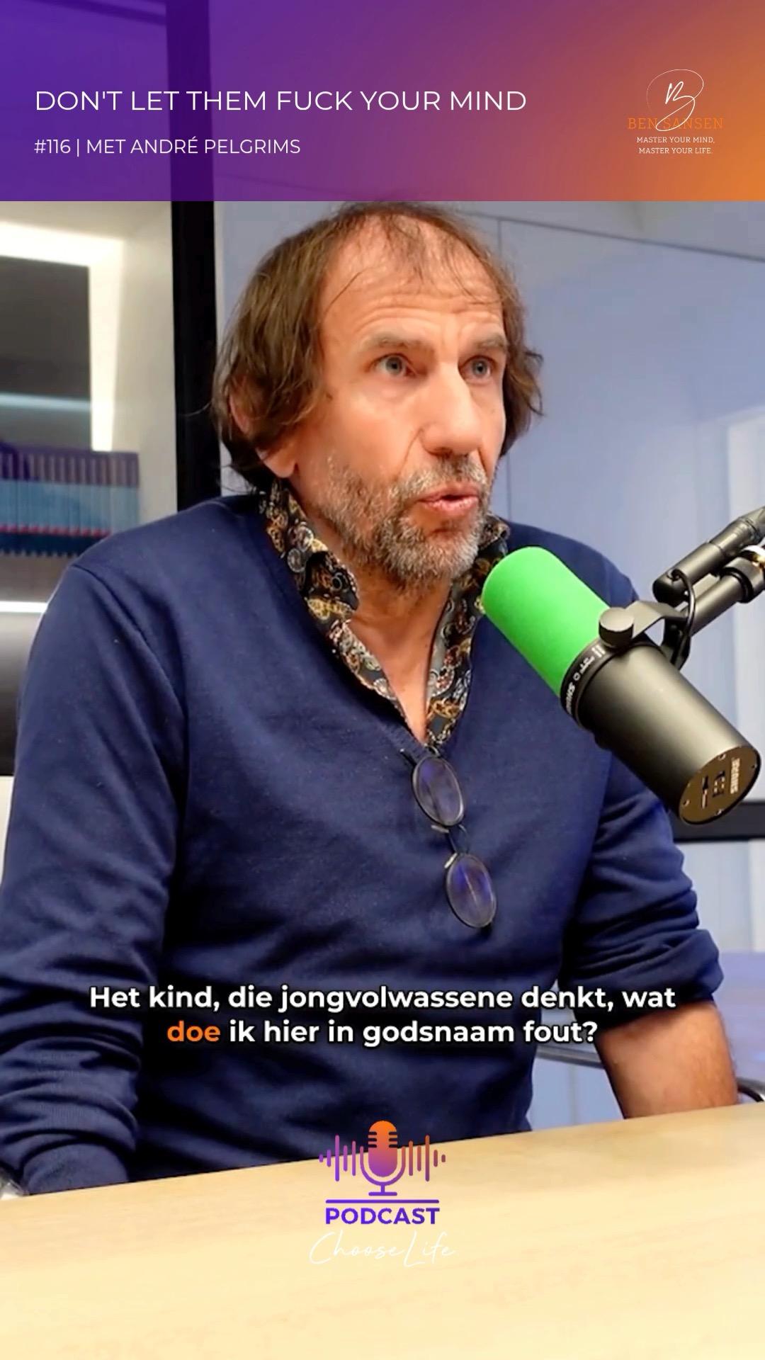 Soms groei je als kind op met het gevoel
dat je zelf het probleem bent.
Dat het te veel is.
Te gevoelig.
Te lastig.
Nooit goed genoeg.
En dus begin je te twijfelen aan wie je bent,
terwijl je eigenlijk alleen probeert te overleven
in een omgeving die onveilig aanvoelt.
Niet jij was het probleem.
Maar wel het spoor waarop je bent terechtgekomen.
Herken je hier iets in? 💭
@andrepelgrims
#chooselife #bensansen #podcast #zelfontwikkeling #persoonlijkegroei #innerlijkwerk #zelfinzicht #heling #authenticiteit #kwetsbaarheid #mindset #bewustleven