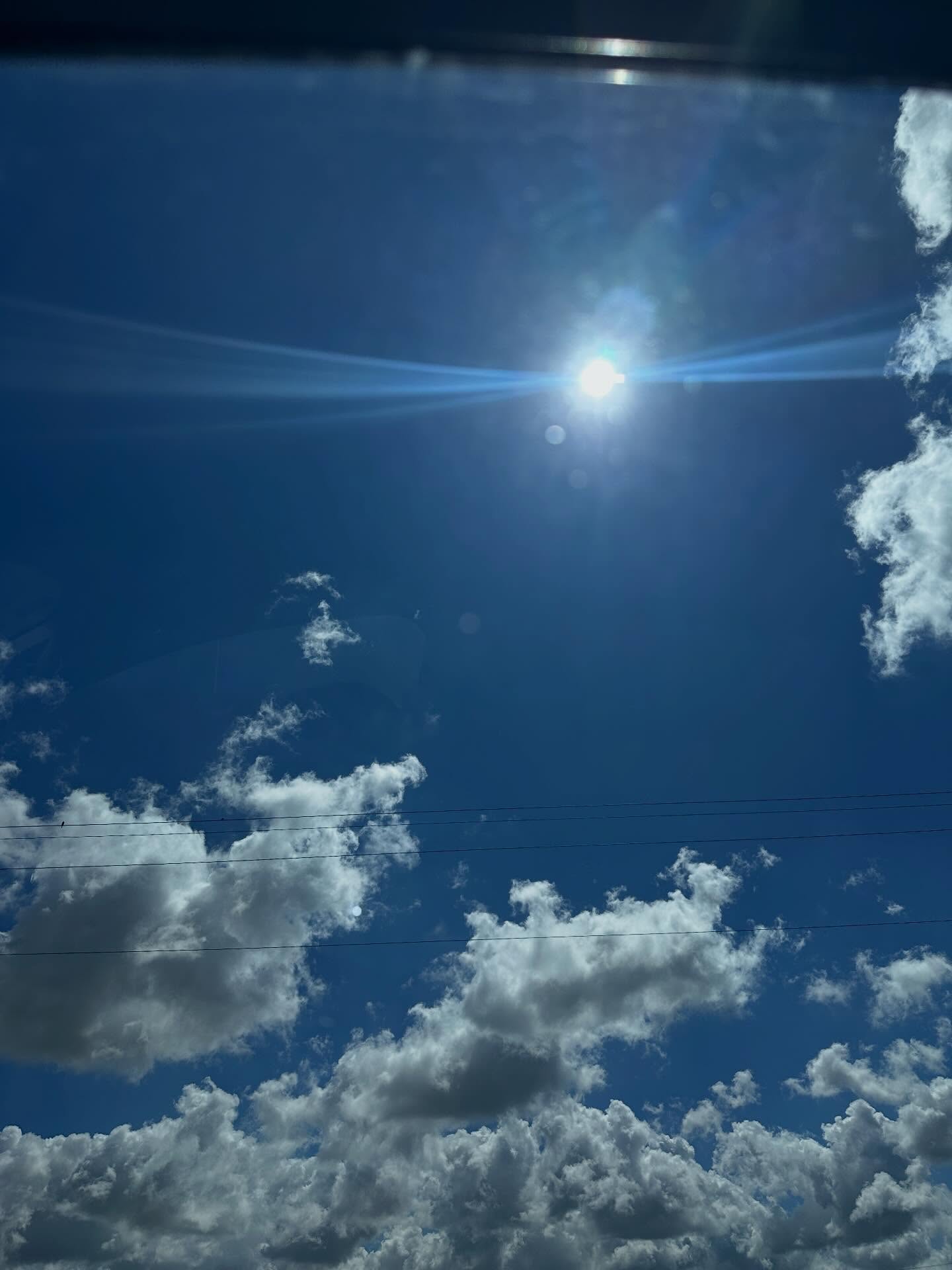 This is a picture of the ever elusive “Sun” and for a few hours today, it may or may not provide you with ideal golfing weather.
Get out here now before it changes its mind!