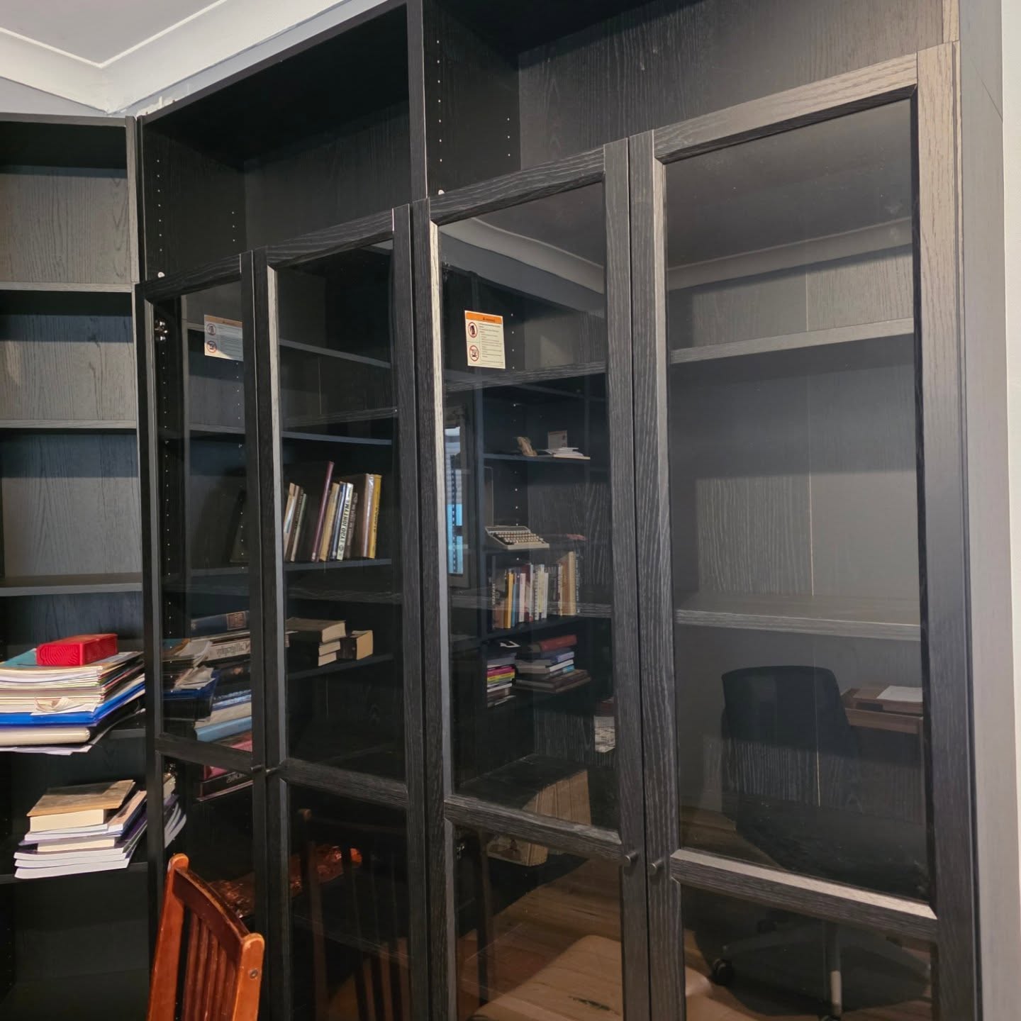 Time to start filling the shelves! It was a challenging weekend as we put all the shelves together but filling them is the next big step.