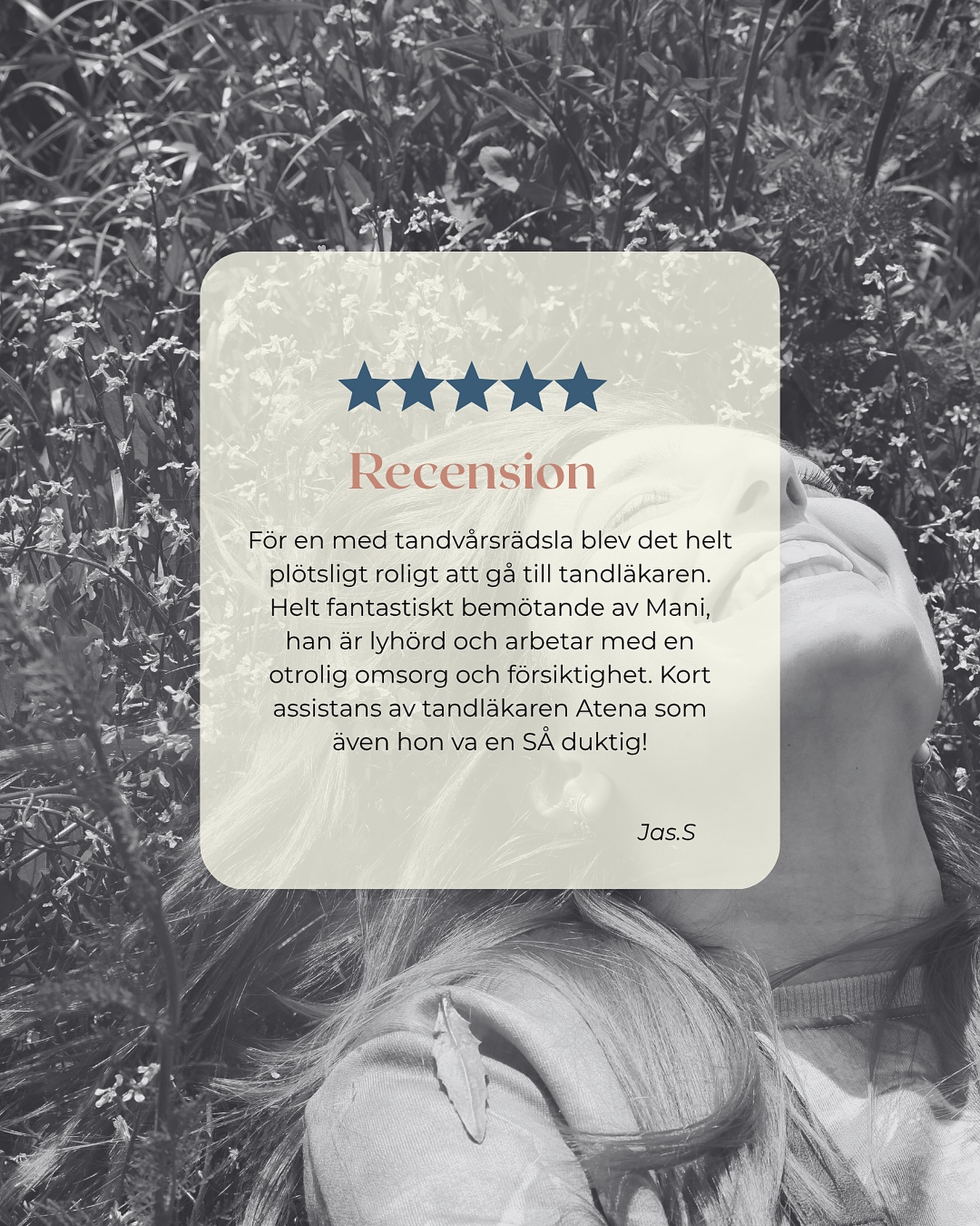 Det finaste kvittot vi kan få är våra patienters ord 🥹
Tack för ert förtroende varje dag strävar vi efter att överträffa det.🫶🏽