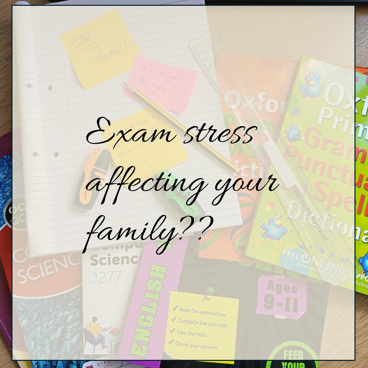 For those of you who know me from working at the village primary school…
You’ll know how passionate I’ve always been about supporting children with their emotional wellbeing.
One of the biggest challenges I saw time and time again was anxiety—especially around things like exams.
Some children managed it well, but others found it overwhelming.
I supported children who struggled to come through the school gates because of how they were feeling. I also saw how, with the right support, those same children could grow in confidence and begin to feel safe and happy in school again.
That experience is a big part of why I now do what I do through CENTRE – Energy Alignment Coaching & EFT.
I’ve written a short blog about exam stress, what’s happening for children, and a gentle technique that can really help.
If your child is feeling the pressure at the moment, you might find it helpful.
https://www.centrewithjomyhill.com/post/when-exam-stress-becomes-too-much-how-you-can-support-your-child
For a limited time, I’m also offering a small number of free sessions in the lead up to exams.
If you’d like more information, just comment EXAMS or send me a message.