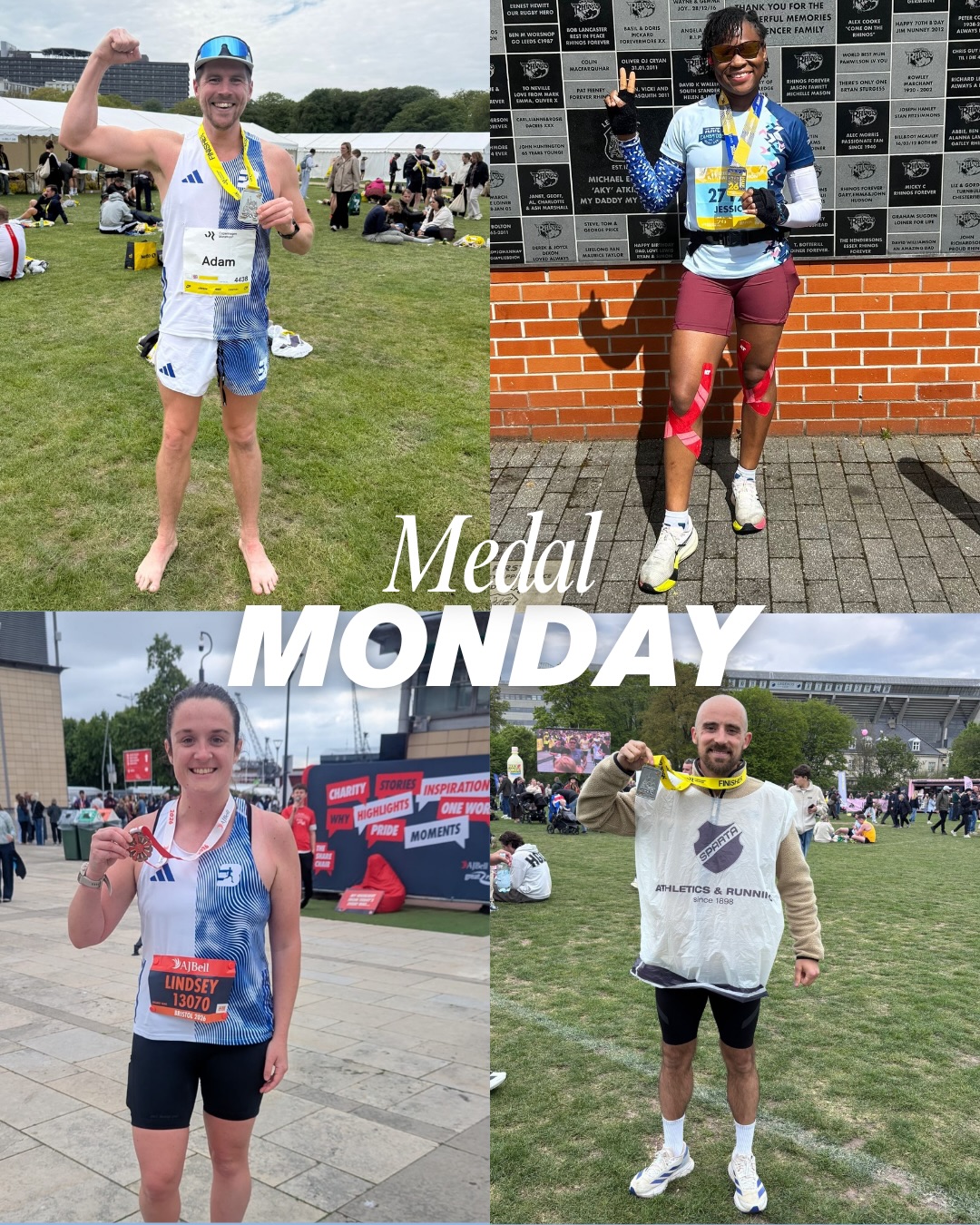 🥇🏃♂️💙MEDAL MONDAY🤍 🏃♀️🥇
After the incredible performances at the England Masters 10K yesterday, the club kept the momentum rolling with a huge weekend of racing across the UK and Europe 🌍🔥
👏🏽 Huge congratulations to everyone who represented the club this weekend:
🔹 EMGP Silverstone 10K
Andrew Murphy – 34:15
Matt Naisbit – 35:09
CPH Marathon 🇩🇰
Alex Revell – 2:44:03
Chris Watt – 2:51:21
Adam Moore – 2:59:31
Claire Gabriel – 3:28:54
Daisy Gilfedder – 3:15
Beth Rainbow – 3:13:02
Jess Deely – 3:13:47
🔹 Bracknell Half Marathon
Max Griggs – 1:25:45
🔹 Leeds Half
Amy McKenny – 2:19:38
Jess – 1:47:41
🔹 Gatwick Half Marathon
Stuart Souter – 1:29:10
🔹 Great Wheelbarrow Race 🚜
Jordan
🔹 Vítaca Stage Race
Eli Bukovicova
🔹 Grand Prix Berne 16K & Geneva Half Marathon 🇨🇭
Théo Bonny – 1:48:27
🔹 Phoenix Half
Petra Cairns – 2:27:02
🔹 Great Bristol Half Marathon
Lindsey – 1:39:35
🔹 Alderley Edge 10K
Jon Lambert – 36:04
What a weekend for the club! Proud of every single Best Athletics member giving it everything 💙🤍
•
•
•
#medalmonday #athleticsclub #clubpride #team