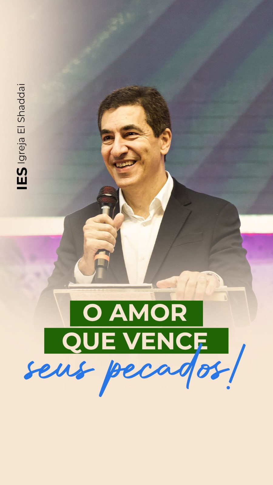 O amor de Deus perdoa todos os seus pecados. ♥️✨
O passado já foi esquecido pelo Senhor, não há condenação para quem está nEle. Porém, agora vá e não cometa mais o mesmo erro! 🔥🙏
#ies12 #m12 #igrejaelshaddai #ministração #perdão