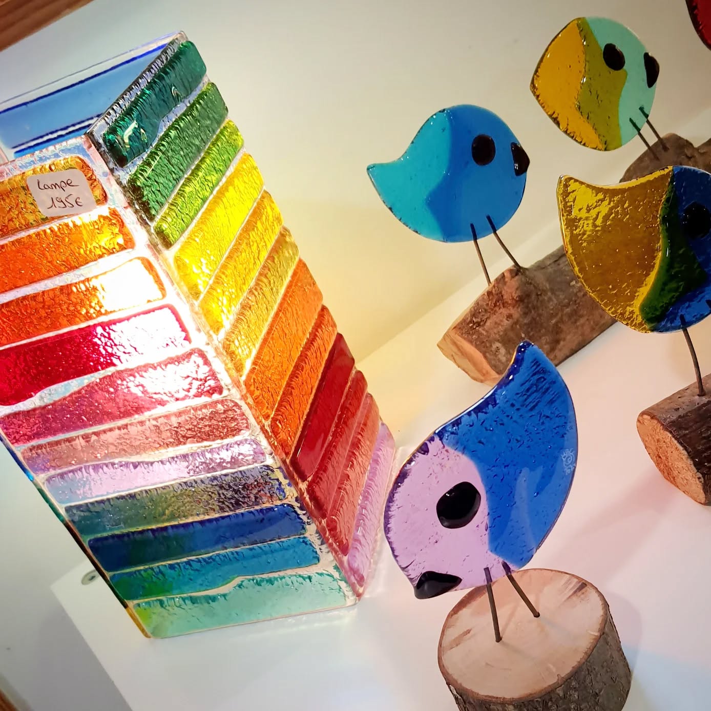 @atelier_magali_b_creations @galerielessouliersrouges
#fusing #travailduverre #galerielessouliersrouges #clisson