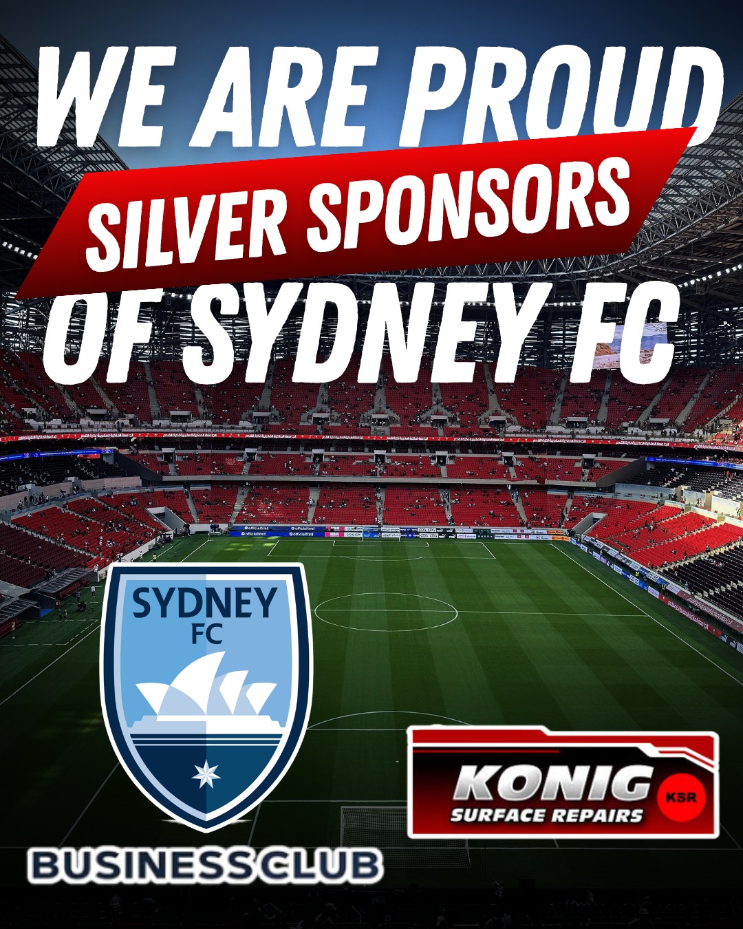 We’re proud to support Sydney FC as a Silver Sponsor 💙⚽
Being part of the Business Club is a great way to be involved with the club and support something bigger than just business.
#surfacerepairs #sydneybusiness #RepairService #SurfacerepairSpecialists