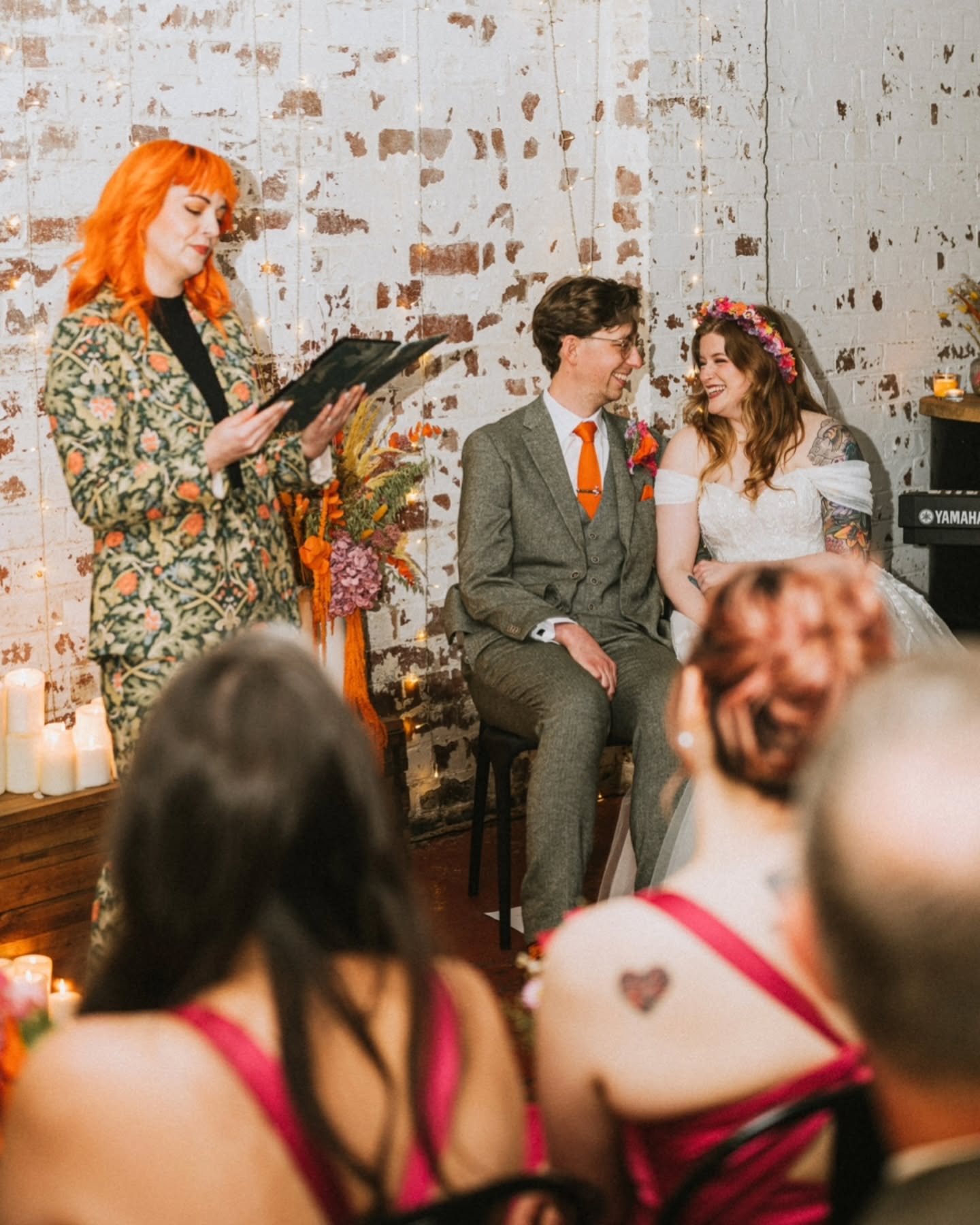 When the ceremony is so much fun that you just don't want it to end!
I have so many favourite moments from Becca and Rob's wedding last April. But one big highlight was them enjoying their bubble-gun ceremony exit (accompanied by 'I'm A Believer' group singalong) so much that they came back down the aisle again to have a boogie at the front before making a second big exit!
Head to the blog post on my website to read about all the other amazing highlights from their wonderful wedding day ๐งก
๐ธ @photos_bykiera
๐ฉ @wearethehide
๐งก @kickassgatherings
๐ @studioblosm
๐ค @beccaroob @steal.a.stonewood
Sheffield wedding | wedding ceremony | wedding singalong | wedding celebrant