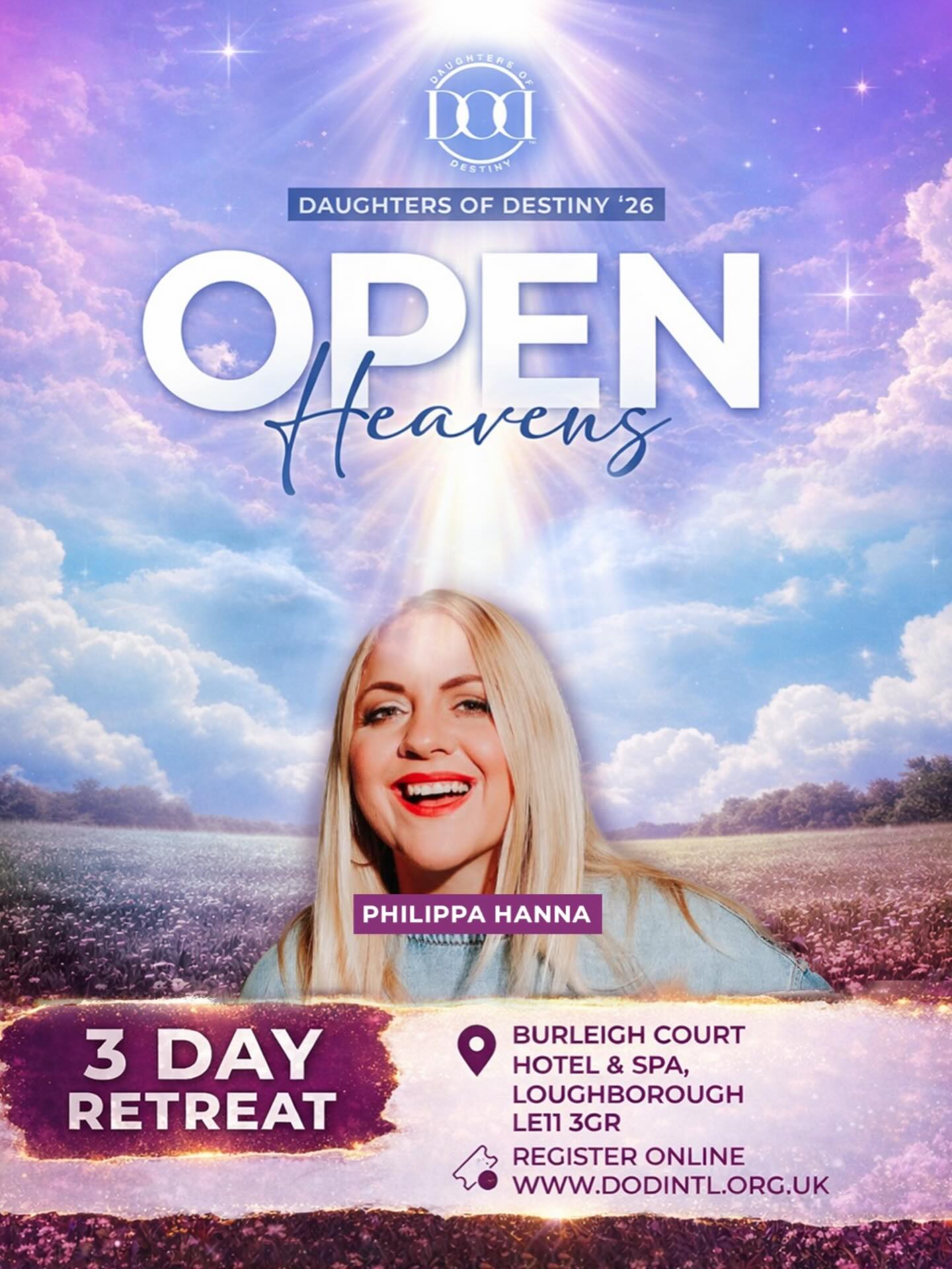 Daughters of Destiny is pleased to welcome @philippahanna to DOD’26!
✨
We are excited to finally have Philippa Hanna with us for an acoustic night of praise, worship and testimonies.
She is an acclaimed UK singer-songwriter known for her uplifting blend of Gospel, Pop, and Country. With over 1,500 shows in 25 countries, she’s won fans from Leona Lewis to Lionel Richie with her relatable songs and soulful vocals.
In 2019, Philippa signed with Integrity Music, releasing songs like “You’re Still God” and “Everything is Possible”, which became a hopeful soundtrack during a difficult time in the world.
In 2025, Philippa teamed up with Israel Houghton and New Breed to debut two powerful new songs—“Free Indeed” and “Till the Whole World Knows”—live at Big Church Festival to 35,000 voices singing along. This performance is a glimpse of what’s to come in their exciting 2026 collaboration, where Philippa’s signature style meets a fresh, anthemic season of worship.
✨
Join us! Book online now for early bird savings.
#philippahanna #dod26 #DaughtersofDestiny