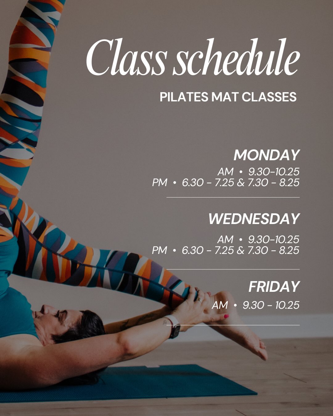 🌷 New Spring Schedule! 🌷
New strength small group classes start 1st May.
Limited spaces available across the week.
For more details get in touch via DM or email info@stephhammondpilates.com