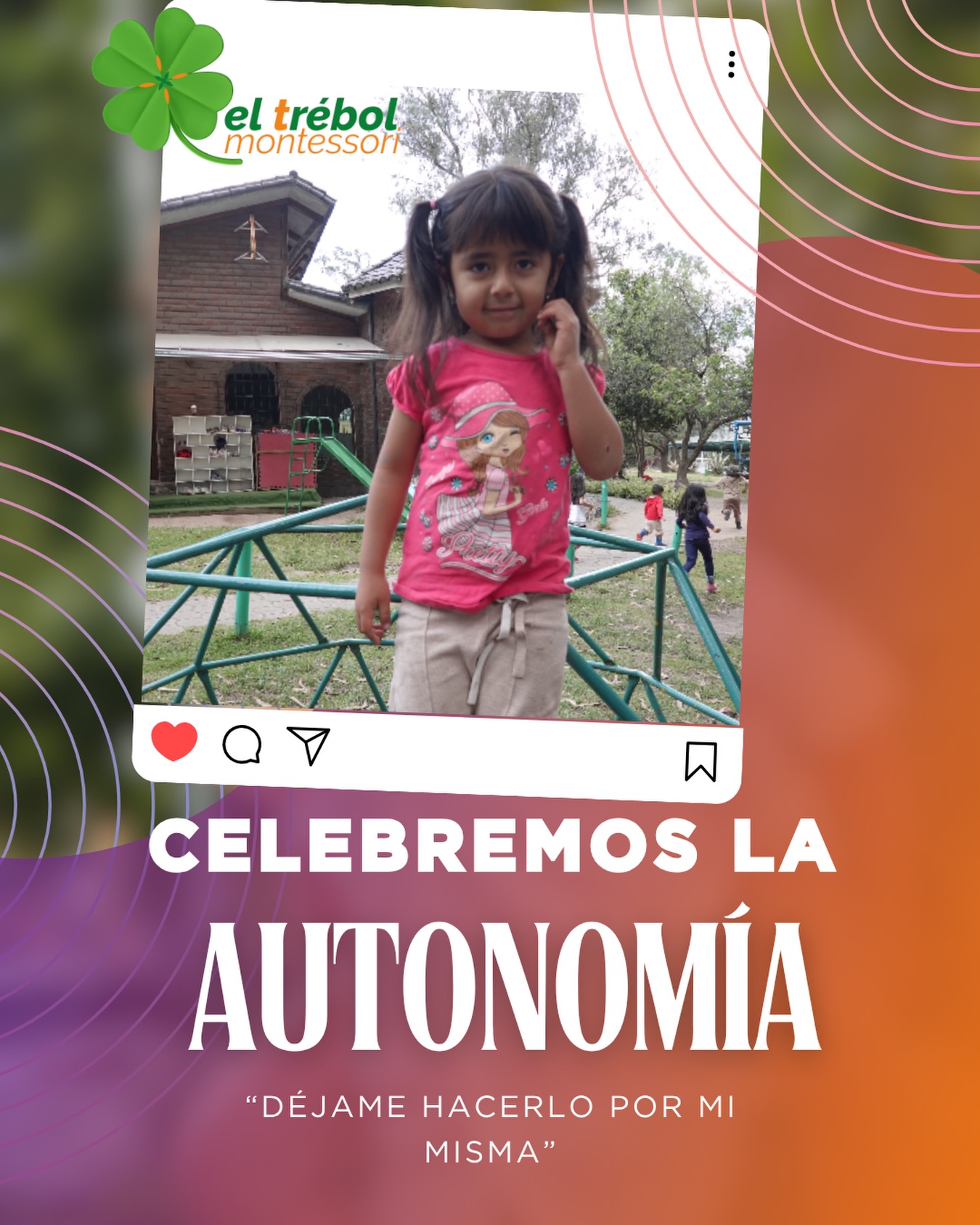✨🌱 En Montessori, la autonomía nace en lo cotidiano : cuando un niño guarda sus cosas , cuando elige su lugar , cuida su entorno y dice con seguridad “yo puedo hacerlo” 💪💛.
Cada pequeño acto construye confianza, responsabilidad y amor por aprender 📚🌈. 🍀En El trébol Montessori acompañamos respetando su proceso , para formar personas seguras y capaces para la vida 🌟. Aprende un poco mas sobre lo que hacemos, lee la ultima entrada de nuestro blog sobre el desarrollo de la autonomía en el método Montessori: https://www.eltrebolmontessori.edu.ec
#Montessori #Autonomía #Infancia #EducaciónConAmor #AprenderHaciendo #Niñez #Confianza #Crecimiento #EducaciónAlternativa #TrebolMontessori #MontessoriEcuador #MontessoriQuito
