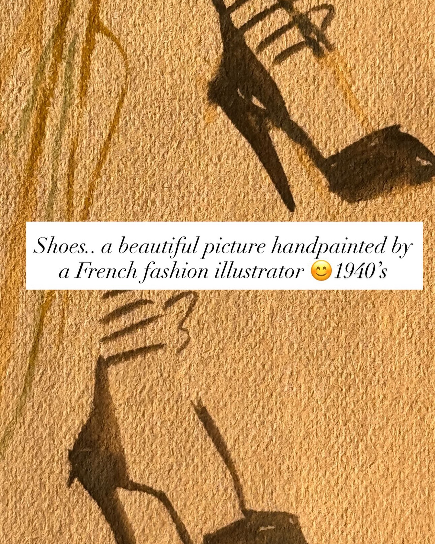 Gorgeous hand drawn at our framers online soon… Is it just me that wants shoes like these! #vintageartwork #vintageillustration #interiordesign #interiordesigninspiration