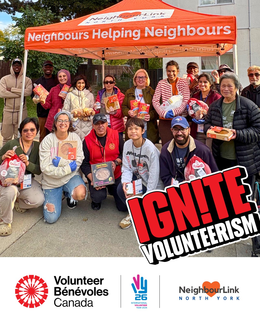 This week is National Volunteer Week! NeighbourLink North York would not exist without the hundreds of volunteers in our network of neighbours helping neighbours! In 2025, 700 volunteers dedicated over 6000 hours to support our food, senior, newcomer and youth programs as well as our community events.
Knowing so many organizations struggle to recruit volunteers we feel blessed to have so many neighbours giving back to the community through our charity.
The kindness they show our clients and one another is beautiful to witness. So many friendships have formed as they serve food, support seniors, clean parks, welcome newcomers, tutor youth, put on events and more throughout the year!
If you’re interested in joining the fun! Learn more and sign up at www.neighbourlink.org/volunteer (link in bio)
Thank you @volunteertoronto for providing our volunteers with tickets to the Hot Docs Festival as a token of our gratitude to them!
#WeLoveWillowdale #NVW2026 #NeighboursHelpingNeighbours #Community #Volunteers #VolunteerWeek #NorthYork #Willowdale #Kindness #Charity