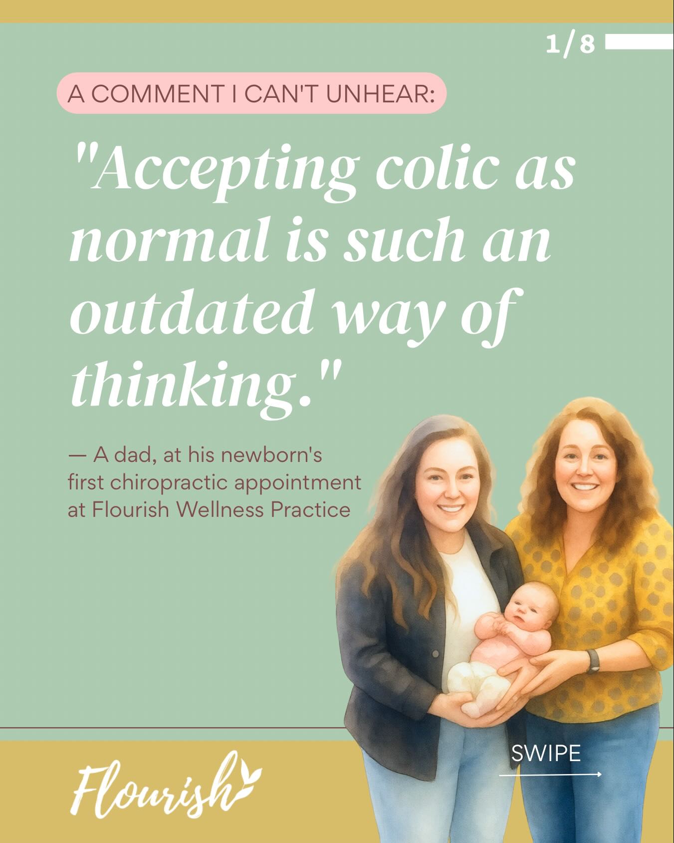 A comment I canโt unhear.
Last week, a dad sat in our office during his newbornโs first chiropractic appointment and said something that perfectly captured why we do this work: โAccepting colic as normal is such an outdated way of thinking.โ ๐
And heโs right.
Most parents are told colic is just something that some babies do and have to deal withโฆ and it feels like the crying and constant fussing is something you have to endure. But colic is actually a nervous system signal. Itโs babyโs way of saying the system that regulates digestion, breathing, calmness and a feeling of safety is overwhelmed.
Hereโs what changes everything: understanding the root cause.
Birth trauma. Breech presentation. C-section delivery. Long labor. Forceps. These arenโt just complications, theyโre nervous system stressors that can create tension and dysregulation in a newborn.
But it can start even earlier before birth. ๐ค
A regulated nervous system in mama creates a regulated nervous system in baby during pregnancy. This is why we care for moms from conception forward. When you regulate your own system, youโre literally laying the foundation for your babyโs regulation.
When baby arrives and is showing signs of dysregulation, pediatric chiropractic gently releases that tension and activates the parasympathetic nervous system โ the rest and digest system baby needs to thrive. Better vagal tone. Reduced reflux. Less gas and GI upset. A baby who can actually regulate.
๐Meet Rowan at 3 weeks old she received her first chiropractic treatment and she was a total rockstar! And thank you to Hannah and Stephen for thinking differently about whatโs possible for their baby.
If youโre a new parent dealing with colic, know this: itโs not just something you have to accept. Thereโs another way and Flourish is here to help.
#PediatricChiropractic #CoilcRelief #NewbornCare #NervousSystemRegulation #AllisonParkChiropractor