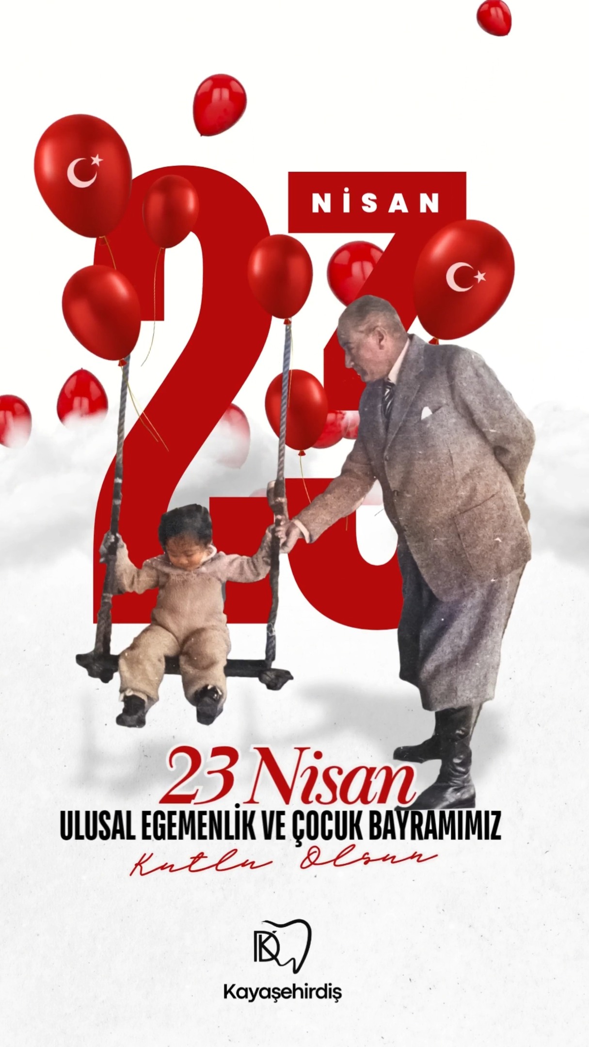23 Nisan Ulusal Egemenlik ve Çocuk Bayramı kutlu olsun!
Bugün neşenin, umudun ve çocuk kahkahalarının günü…
Geleceğimizi aydınlatan tüm çocuklarımızın yüzü hep gülsün, gülüşleri hiç eksilmesin. 💙🦷
Kayaşehir Ağız ve Diş Sağlığı Kliniği olarak, minik kalplerin büyük gülüşlerini kutluyoruz!
🎈 Egemenlik kayıtsız şartsız milletindir
🎈 Tüm dünya çocuklarına armağan edilen tek bayram
Nice mutlu, sağlıklı ve gülüş dolu 23 Nisanlara! 🇹🇷
#23Nisan #UlusalEgemenlikVeÇocukBayramı #ÇocuklarGeleceğimiz #GülüşlerHiçSolmasın #KayaşehirDiş #İstanbul