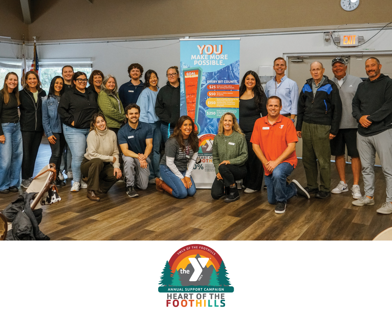 ❤️ Because of our incredible community, the YMCA of the Foothills raised $178,000 for our 2026 Annual Support Campaign!
This year’s theme, Heart of the Foothills, celebrated the power of community and the impact we can make together. Every donation helps provide financial assistance and keeps life-changing YMCA programs accessible for individuals and families throughout our community.
Thank you to our donors, volunteers, staff, board members, and supporters who continue to make this mission possible year after year. Your generosity is truly the heart of the Foothills. 💙
Learn more about how you can continue to support our mission year-round at ymcafoothills.org/donate-now