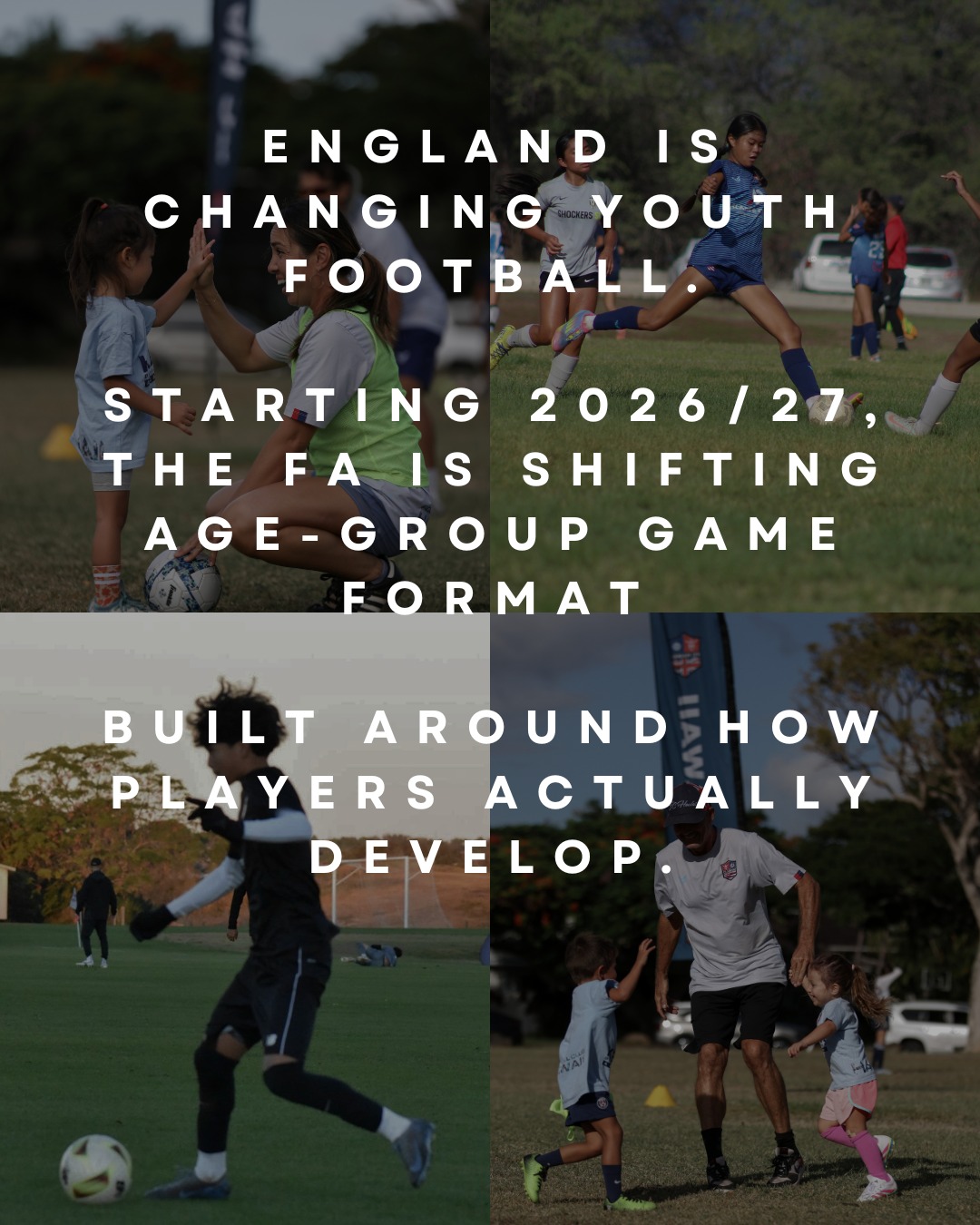 What do you think the biggest impact the age group change will have on your keiki and how do you think youth soccer clubs should be addressing it?
