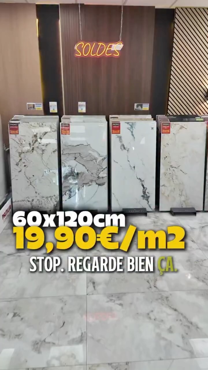 Attends une seconde… tu cherches à rénover ?
Alors écoute bien.
On a des carrelages modernes, élégants et super résistants,
parfaits pour donner un nouveau style à ton intérieur.
Et là où ça devient intéressant…
c’est le prix.
Seulement 19,90 euros.
Oui, tu peux vraiment transformer ton sol ou tes murs
sans dépenser une fortune.
Cuisine, salle de bain, salon…
ça s’adapte à tous les espaces.
C’est simple, rapide et le rendu est incroyable.
Mais fais vite…
parce que cette promotion est limitée.
Si tu veux en profiter,
envoie-nous un message dès maintenant.
📍 NOS MAGASINS
Magasin 1 & Dépôt – Sarcelles
📌 31 Rue du Fer à Cheval, 95200 Sarcelles
📞 01 86 04 82 15
📧 info@ceramico.fr
Magasin 2 – Le Perreux-sur-Marne
📌 230 Avenue du Général de Gaulle, 94170 Le Perreux-sur-Marne
📞 01 86 04 60 52
📧 commercial@ceramico.fr
👉 Venez comparer, toucher et choisir directement en magasin
🕘 Horaires
Lundi – Samedi : 09h00–12h30 / 13h30–18h30
Dimanche : fermé
🌐 www.ceramico.fr
#carrelage
#interieurdesign
#decorationinterieure
#salledebain
#fyp