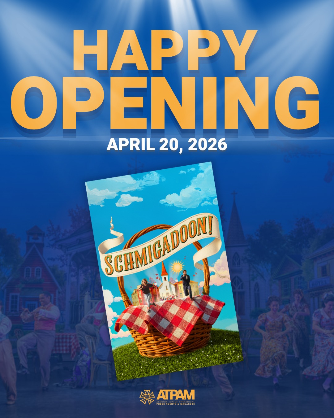 The only way out is true love. The only way in was months of hard work from our ATPAM press agents and managers. @Schmigadoon! is open! ✨