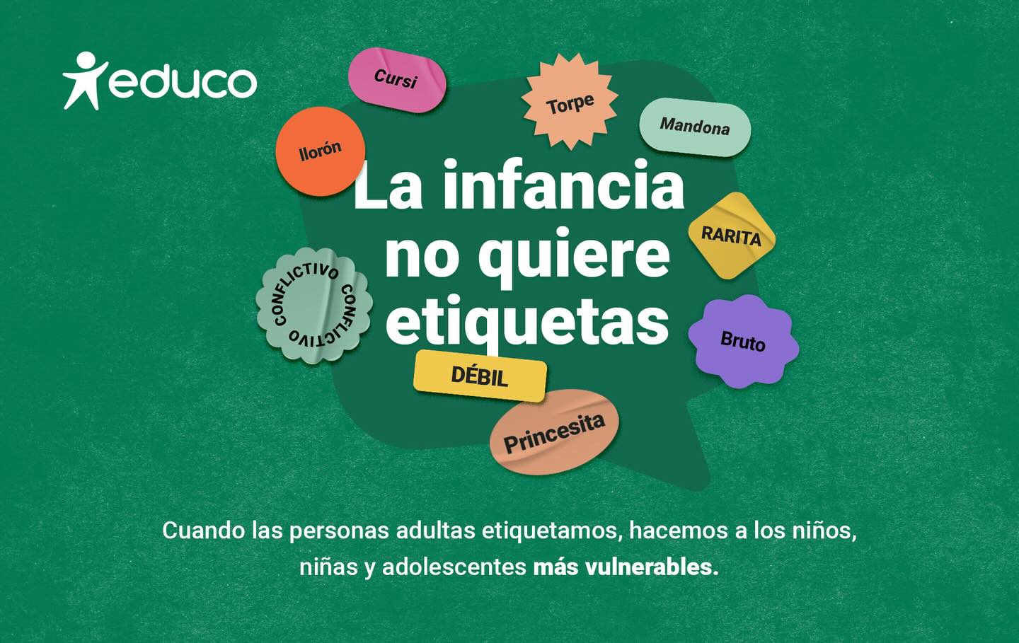 “🗣️ Una niña que se cree menos inteligente porque alguien dijo que “”las niñas son mejores en letras””.
Un niño que se traga el llanto porque le dijeron que “”los niños no lloran””.
Una adolescente que odia su cuerpo porque creció escuchando “”deberías verte así””.
Un chico que calla sobre sí mismo porque aprendió que “”eso es de gays””.
No son comentarios. Son profecías. Y la infancia no tiene herramientas para cuestionarlas; solo para creerlas. ⛓️
Nuestro deber es mirar mejor, pensar mejor y hablar mejor.
👉 Comparte para que cada vez haya menos etiquetas y más infancia libre de ser quien es.
Con el apoyo de @EUJustice.
#InfanciaLibreDeEstereotipos #DerechosDeLaInfancia #CrianzaConRespeto #CrianzaConsciente #Educo”
