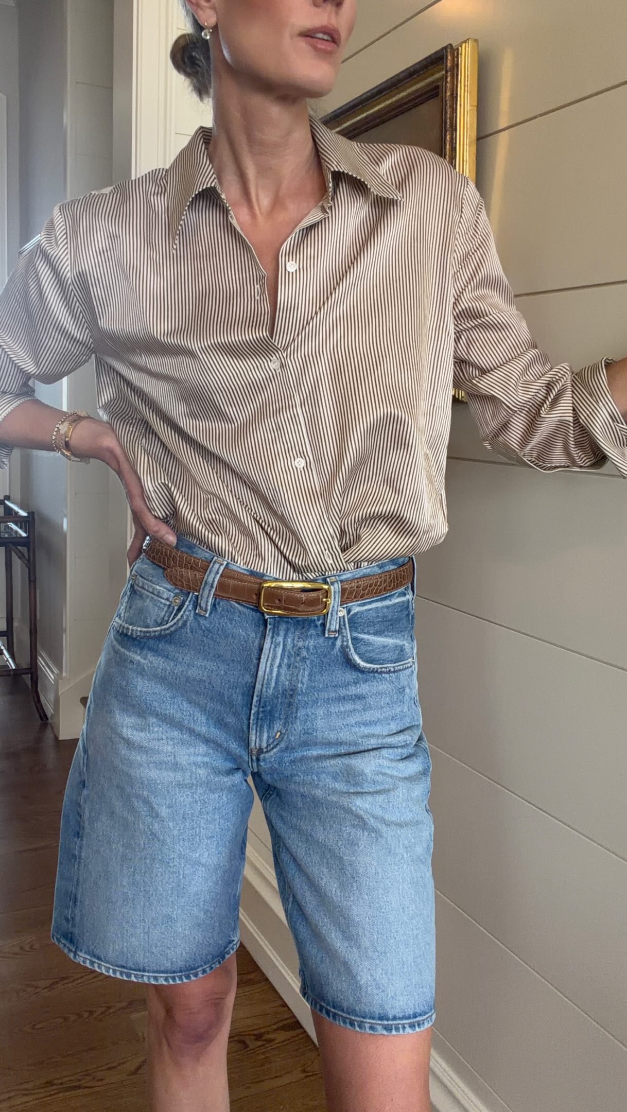 The court short is my answer to summer dressing—polished, effortless, and just structured enough to elevate even the simplest look. It’s that in-between piece that feels as good as it looks. Comment 'shop' for outfit details and links. @citizensofhumanity #ad