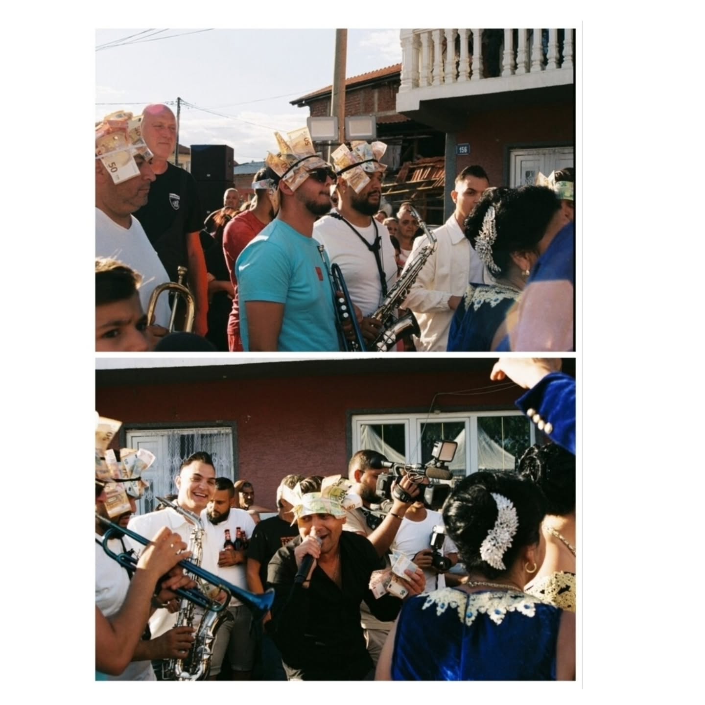 Bila sam sprečena da učestvujem na izložbi Klečeći kadar odn. da uopšte razmišljam o prijavljivanju jer je datum održavanja izložbe koincidirao sa drugim obavezama, ali da sam slala, ove bih poslala, svadbu u Podvarce. Imam digitalne na kojima su velike zvezde, ali te me nešto ne pogađaju. Biće prilike, nadam se, a izložbu koncertnih fotografija Klečeći kadar možete pogledati kod @jelenabalevic_curator @modernator_ngo #romaculture #romawedding #leskovac #analogphotography #weddingphotography