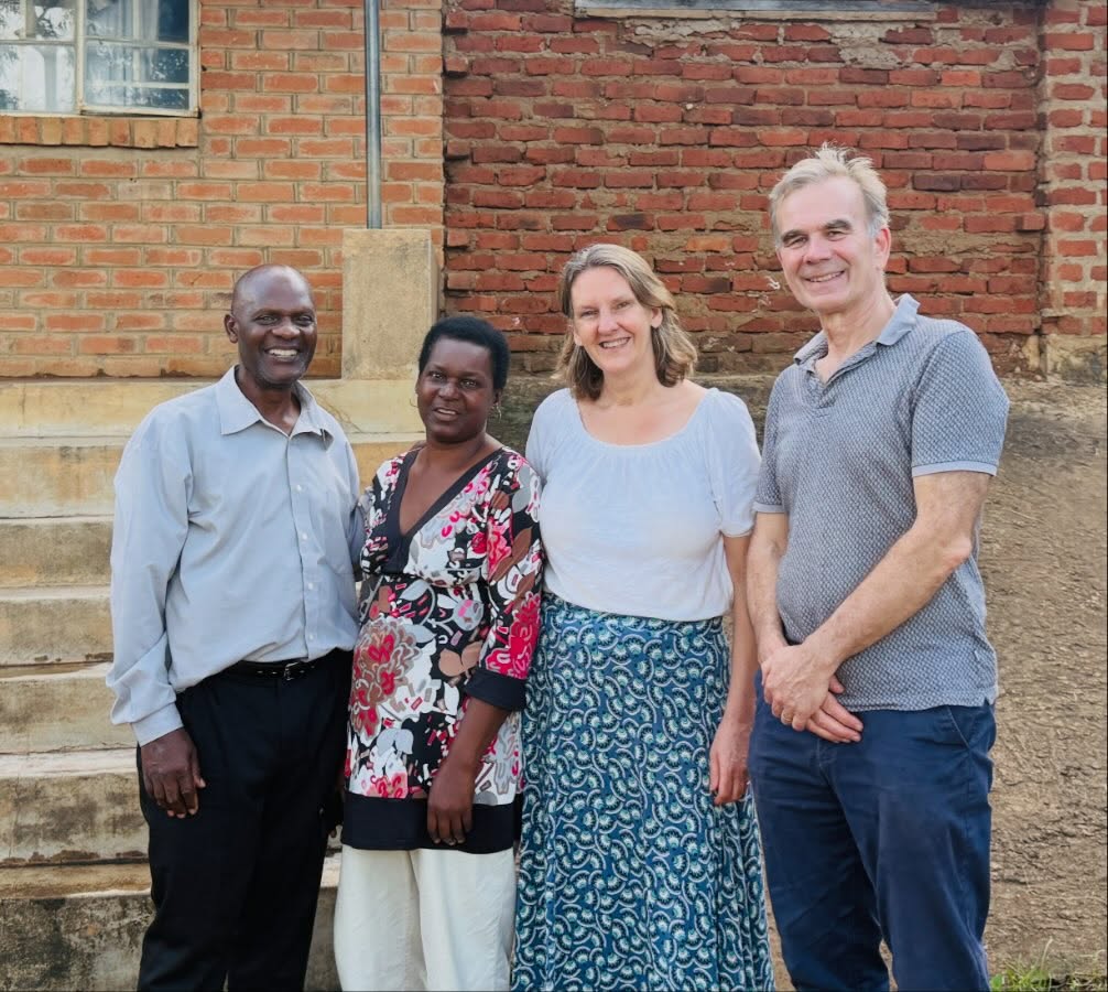 This is Richard, our Skills Centre manager and a director of Hope4Development. He stands with his wife and Mark & Sara, founders of Hope4Malawi and also directors of Hope4Development.
Richard makes our work with Malawi a lot easier! He oversees everything on the ground in Malawi, helping to make sure all our programmes run smoothly.
Richard lives locally to Hope Skills Centre and has a passion for helping those in need. He also contributes his expertise in computing and practical experience in animal husbandry, helping to develop the team’s skills and knowledge.
#BringingHope #HopeSkillsCentre #Malawi #EndingPoverty #ChangingLives