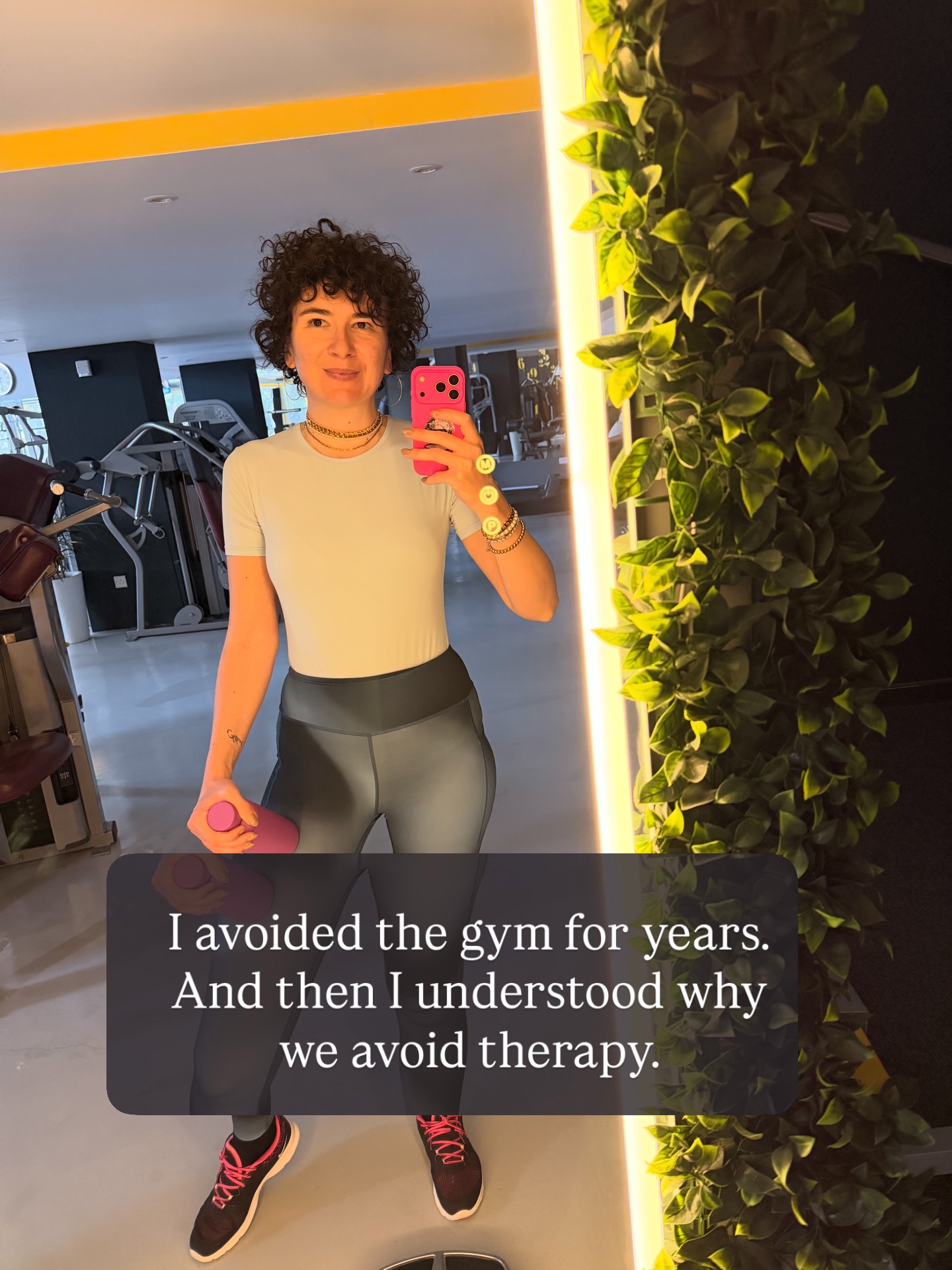We tend to avoid the things that make us uncomfortable.
The things that pull us out of our comfort zone.
The things we think will be hard… or painful.
But what we don’t always realize is this:
the pain we’re already carrying is often much heavier than the pain it takes to change a habit or start something new.
Like therapy.
We all have areas where we naturally thrive.
And other areas that feel harder.
For me, it’s always been easy to work on my career and my healing. But I struggled with my physical health.
So I continued to invest time and efforts in getting better in my career and avoided and postponed taking care of my body.
We all tend to stay where it feels familiar.
We keep investing in what comes easy
and avoid what challenges us.
That’s why so many people avoid therapy.
And honestly, it’s the same reason I avoided the gym for so long.
But here’s what I’ve learned:
The thing you resist the most
often holds the biggest gift for you.
That conversation.
That healing.
That part of your life you’ve been avoiding
because it feels too much, too deep, too uncomfortable.
Because once you begin…
the sense of relief, the lightness, the confidence that builds…
They are so, so worth it. ✨
