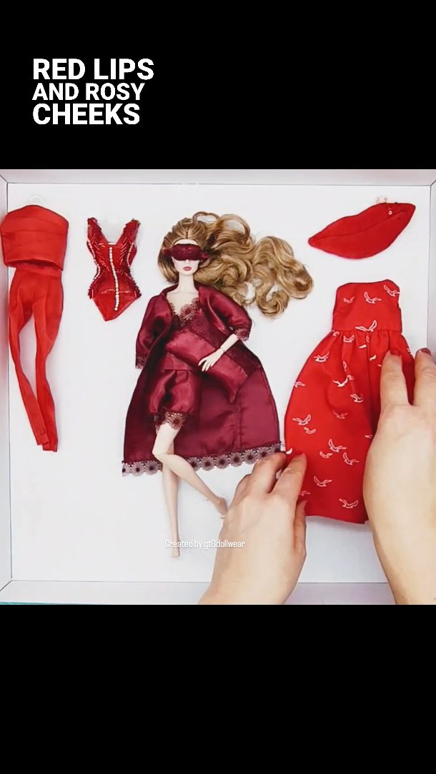 Warning: this doll in red lingerie now believes she’s irresistible.
I tried to humble her… she refused.
Tap ❤️ to hype her up even more.
#gtgdollwear #integritytoys #poppyparker #integritydoll #integritytoyscollector