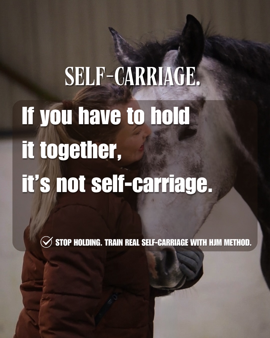 Self-carriage is not an advanced extra.
It is the foundation of everything.
Without balance, you are constantly holding the horse together.
With balance, the horse starts to carry itself between leg and rein.
And that’s where real riding begins.
💬 Comment “BALANCE” if you want to learn real self-carriage.