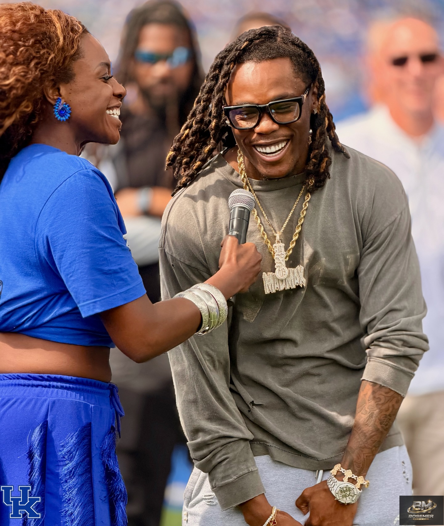 @mhairston22 of the @buffalobills back at his old stomping grounds of the @universityofky during the halftime of the 2026 @ukfootball Spring Game 🏈.
#billsmafia #bills #billsnation #bbn