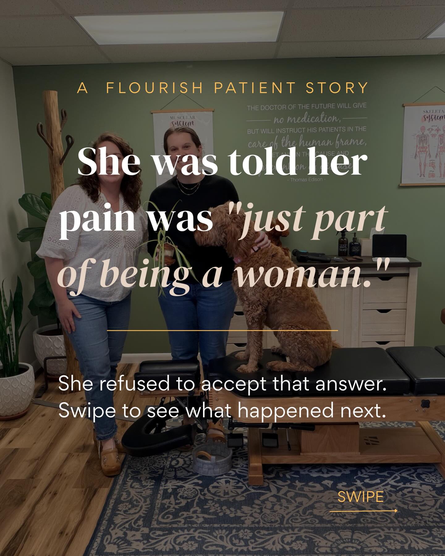 She was told her pain was ๐๐๐๐ ๐๐๐๐ ๐๐ ๐๐๐๐๐ ๐ ๐๐๐๐๐. She refused to accept that.
Corinne came to Flourish after years of searching for answers that traditional medicine couldnโt give her. Through a customized functional medicine program, she finally found the relief she had been looking for and she is well on her way to living a healthier, more balanced life.
Stories like Corinneโs are why we do what we do. ๐ค
This April, we are inviting our Flourish family to help us grow - just like the flowers blooming outside our door. ๐ธ
๐ป๐๐๐๐ ๐๐๐ ๐๐๐๐๐ ๐๐๐๐๐๐ ๐๐๐๐ ๐๐ ๐๐๐ ๐๐๐๐๐๐๐๐
:
โญ Leave us a Google review and take home a baby plant as our thank you
๐ฑ Share a seed packet with someone who could benefit from our care; the yellow coupon inside is worth $50 off a new chiro exam or $150 off a functional medicine program
๐ Every Friday in April we are drawing one reviewer at random to win a stunning fresh bouquet from our friends at @mygardenfloralpgh
The link to leave a review is in our bio.
๐๐๐๐ ๐๐๐๐๐ ๐๐๐๐๐
๐๐ ๐๐๐๐๐๐๐ ๐๐๐๐'๐ ๐๐๐๐๐๐.
#pittsburghchiropractor #pittsburghfunctionalmedicine #flourishfamily #allisonpark #flourishwellnesspractice