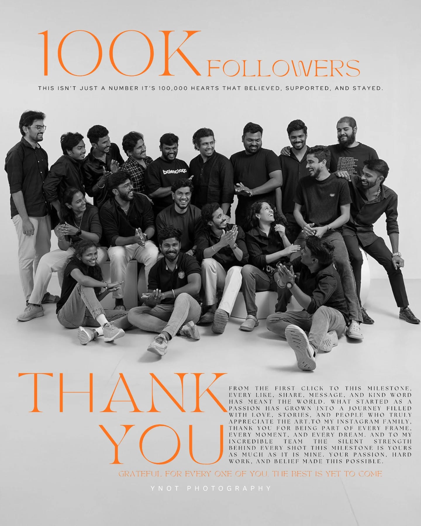 100k STRONG... and it still feels unreal !
.
.
.
#100kfollowers #milestones #achieveyourgoals